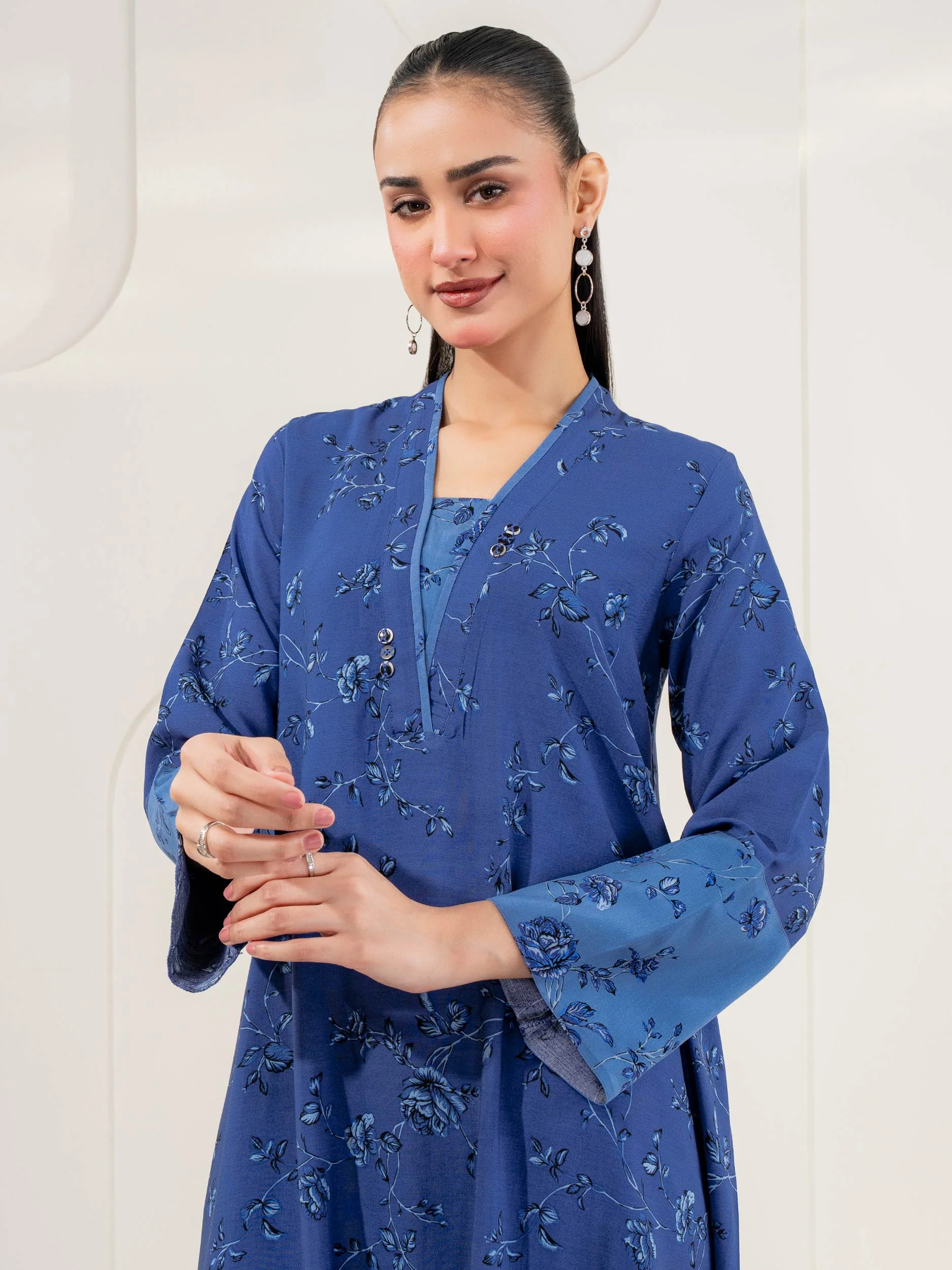 2 Piece Linen Suit-Printed (Pret) - Image 5