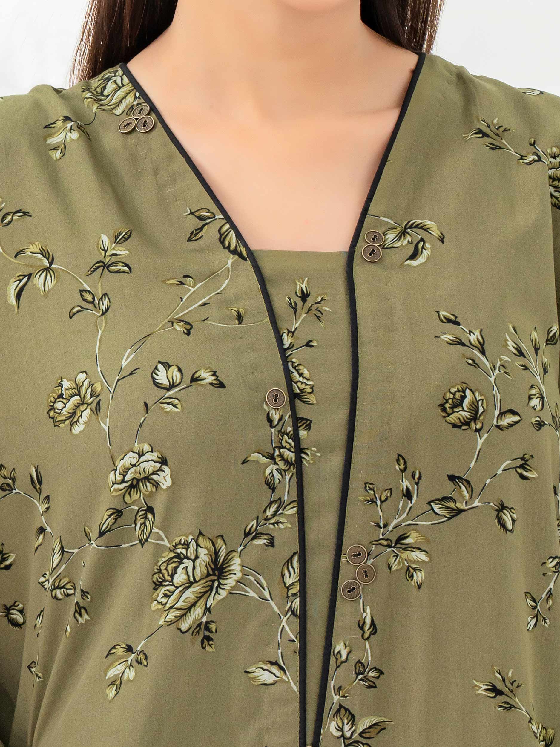 2 Piece Linen Suit-Printed (Pret) - Image 6