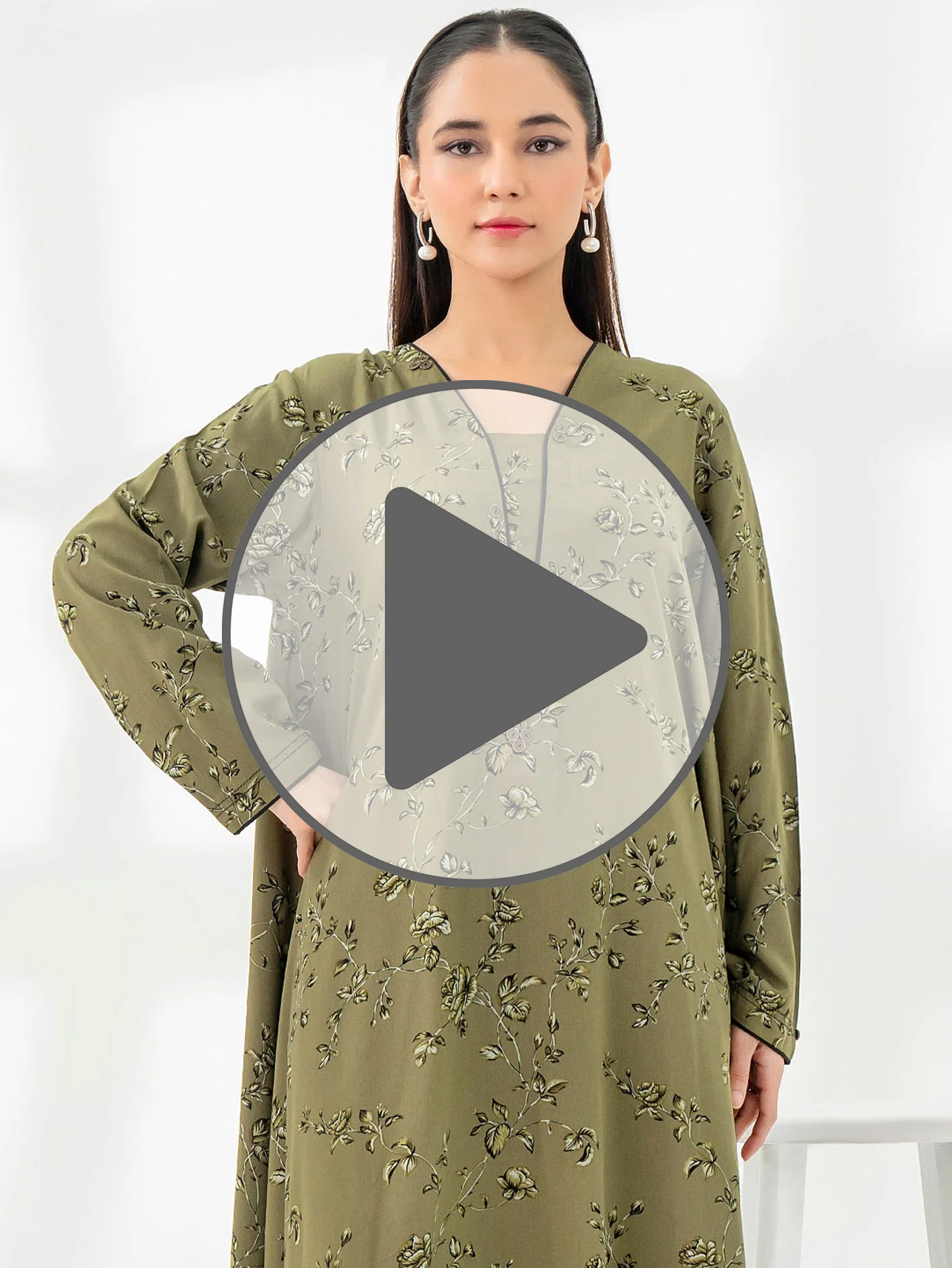 2 Piece Linen Suit-Printed (Pret) - Image 7
