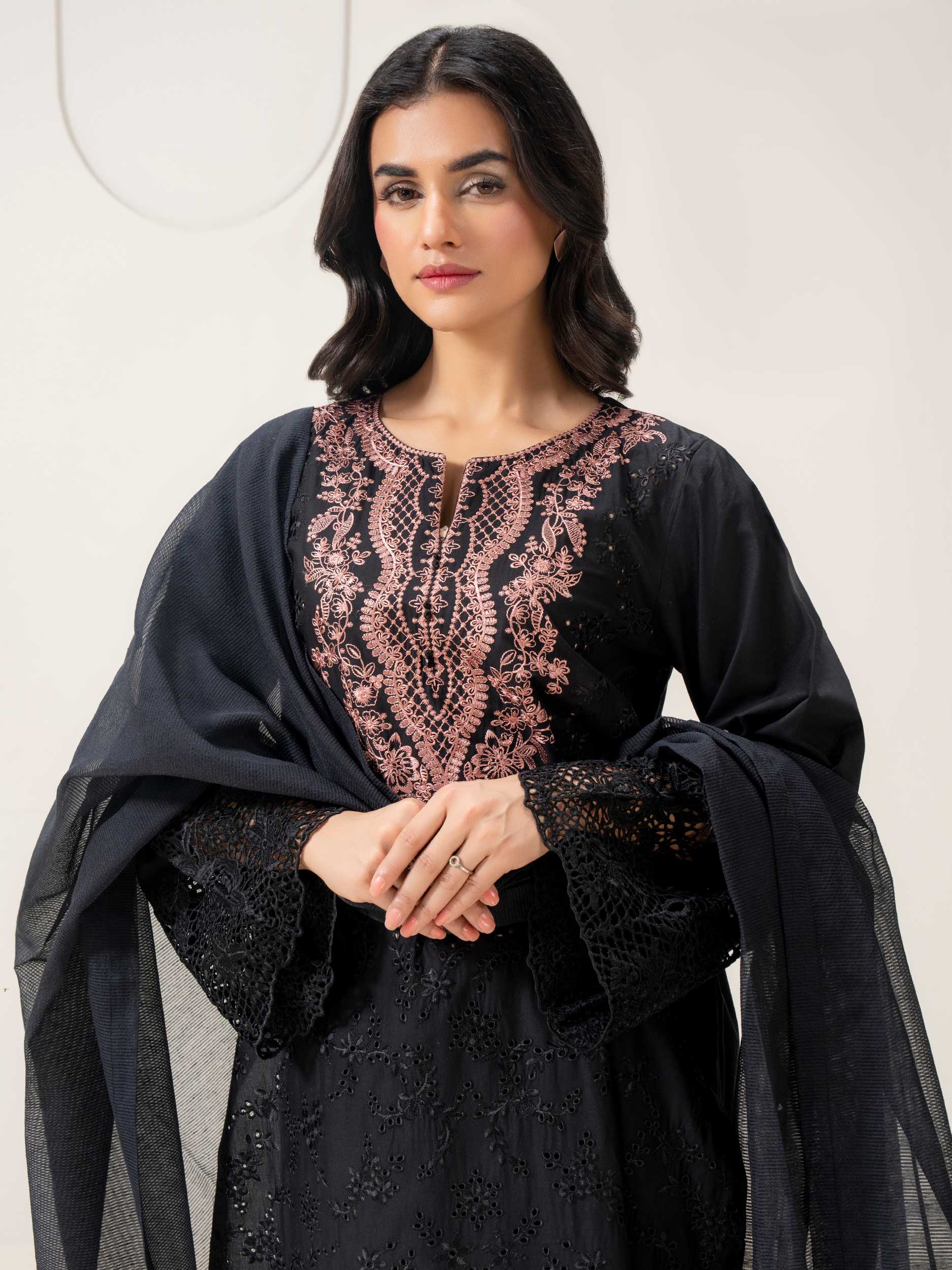 3 Piece Lawn Suit-Embroidered (Pret) - Image 2