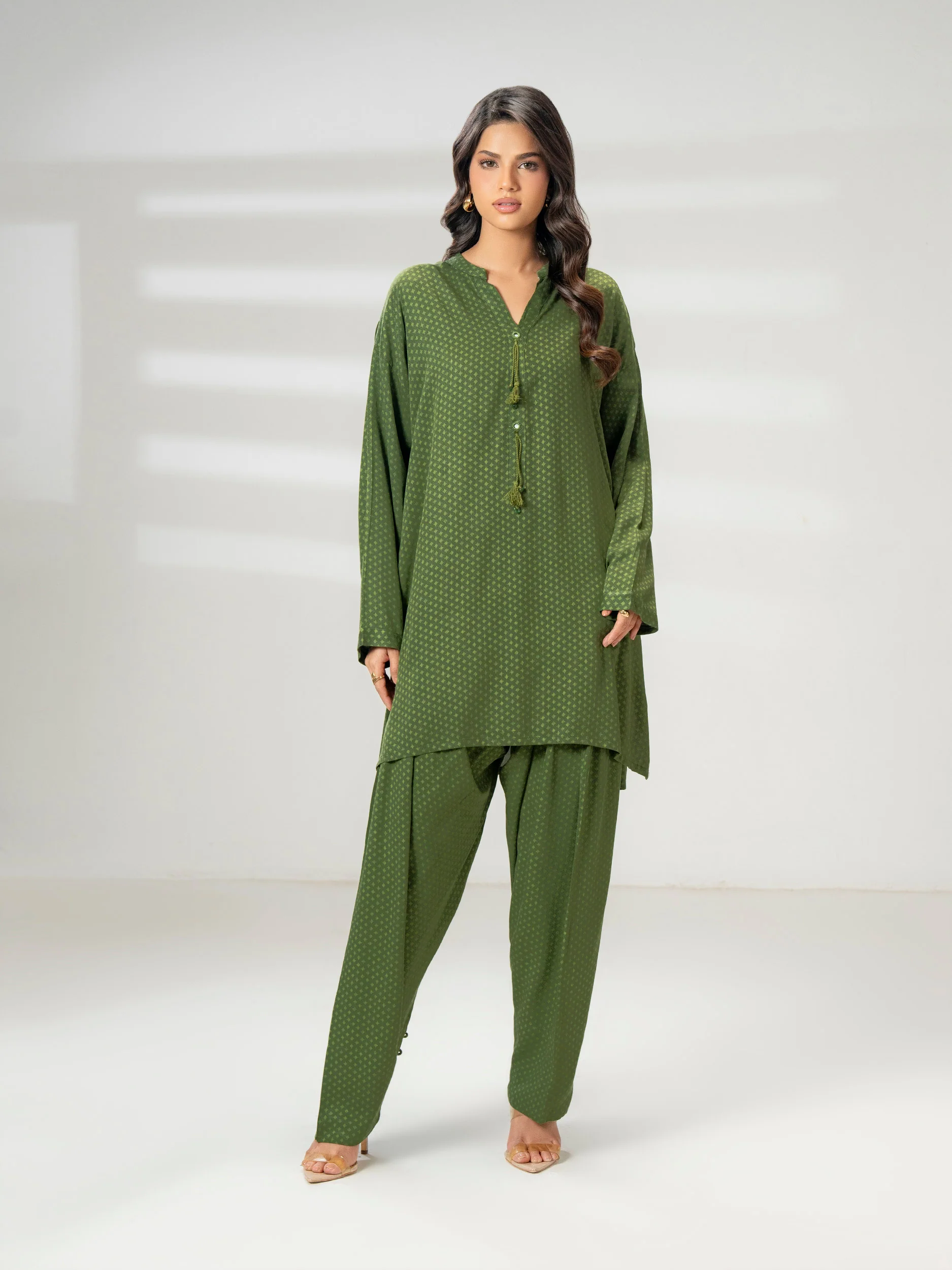 2 Piece Stone Suit-Printed (Pret) - Image 3