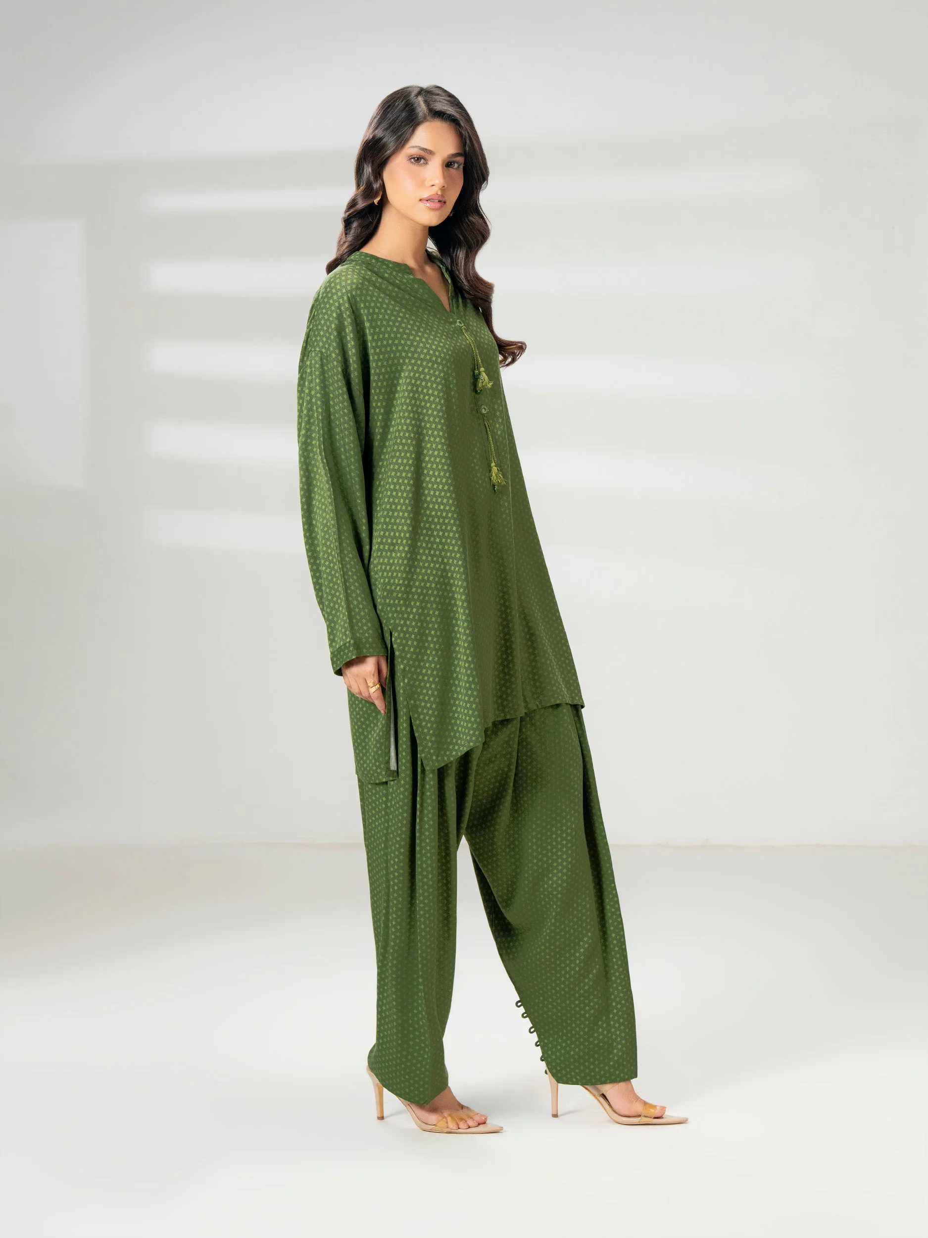 2 Piece Stone Suit-Printed (Pret) - Image 4