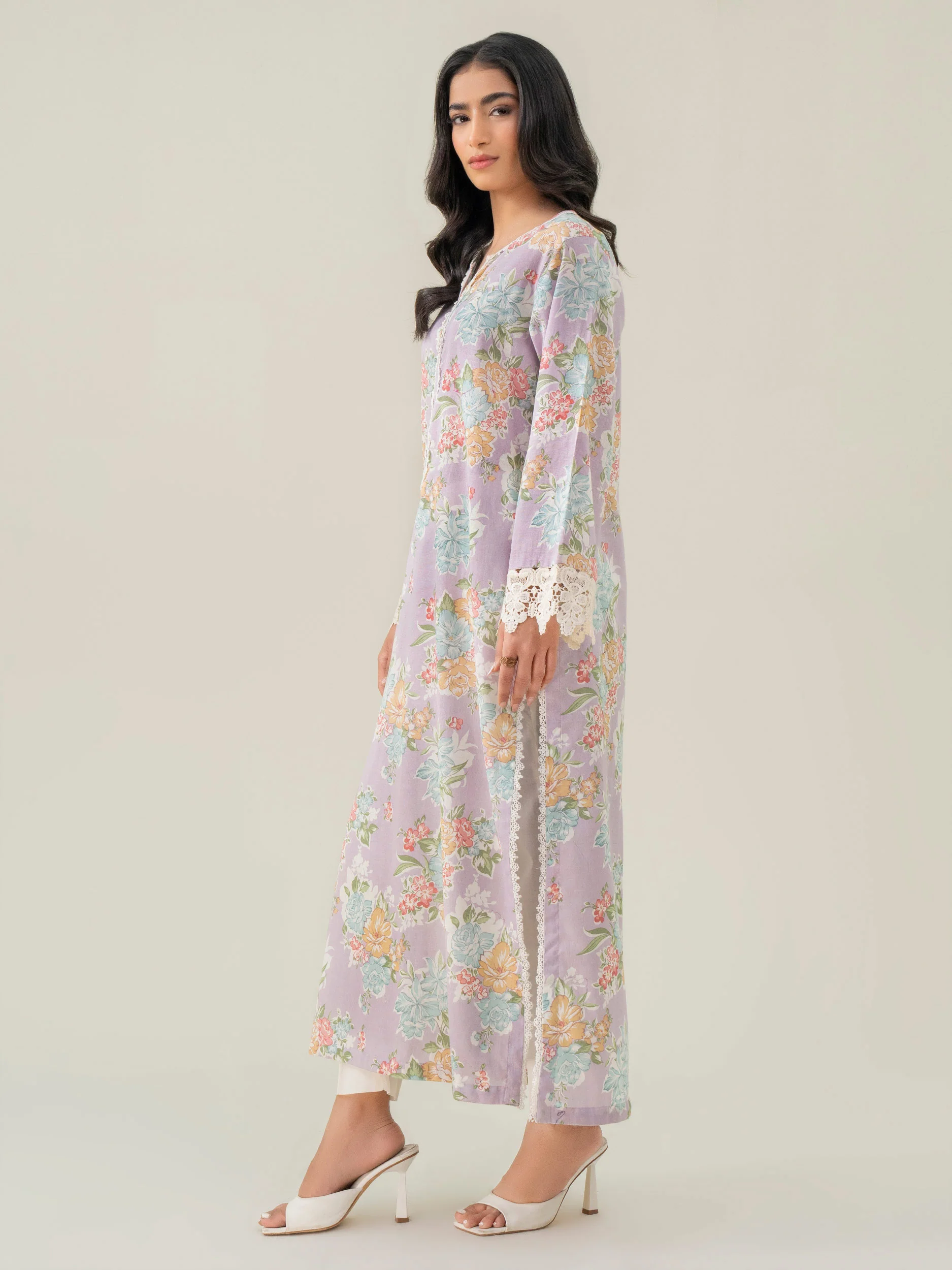 Khaddar Shirt-Printed (Pret) - Image 4