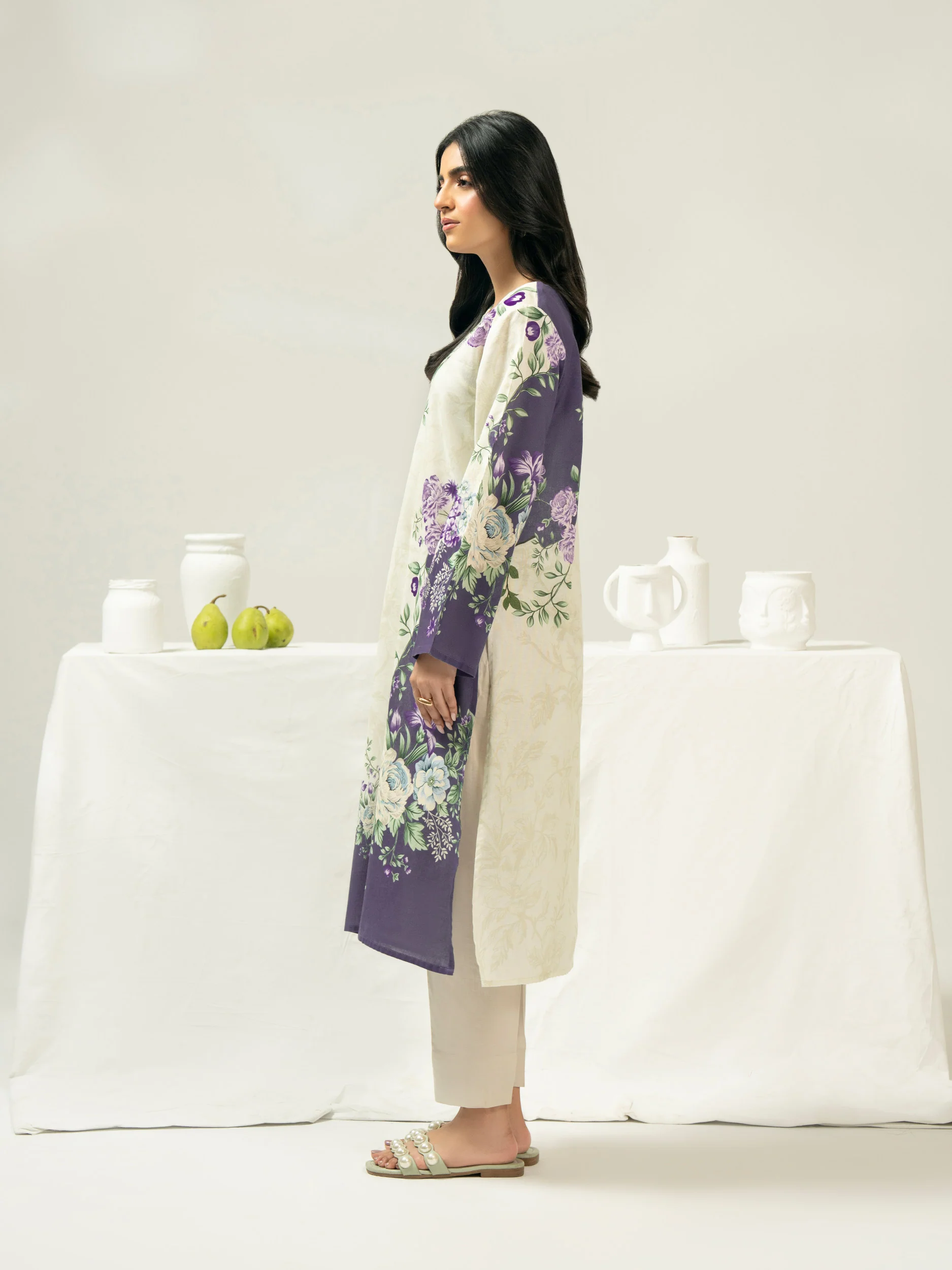 Khaddar Shirt-Printed (Pret) - Image 3