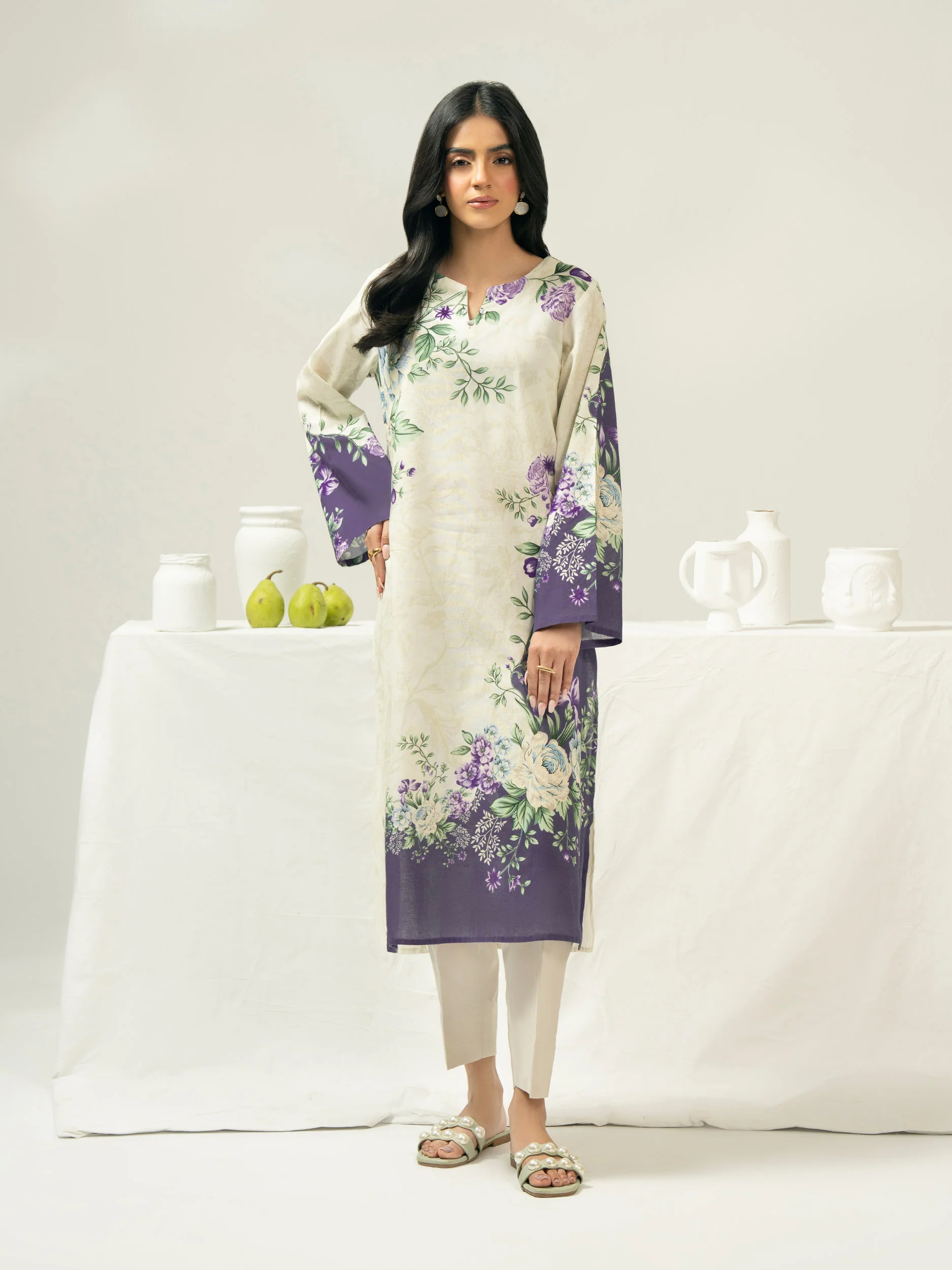 Khaddar Shirt-Printed (Pret) - Image 4