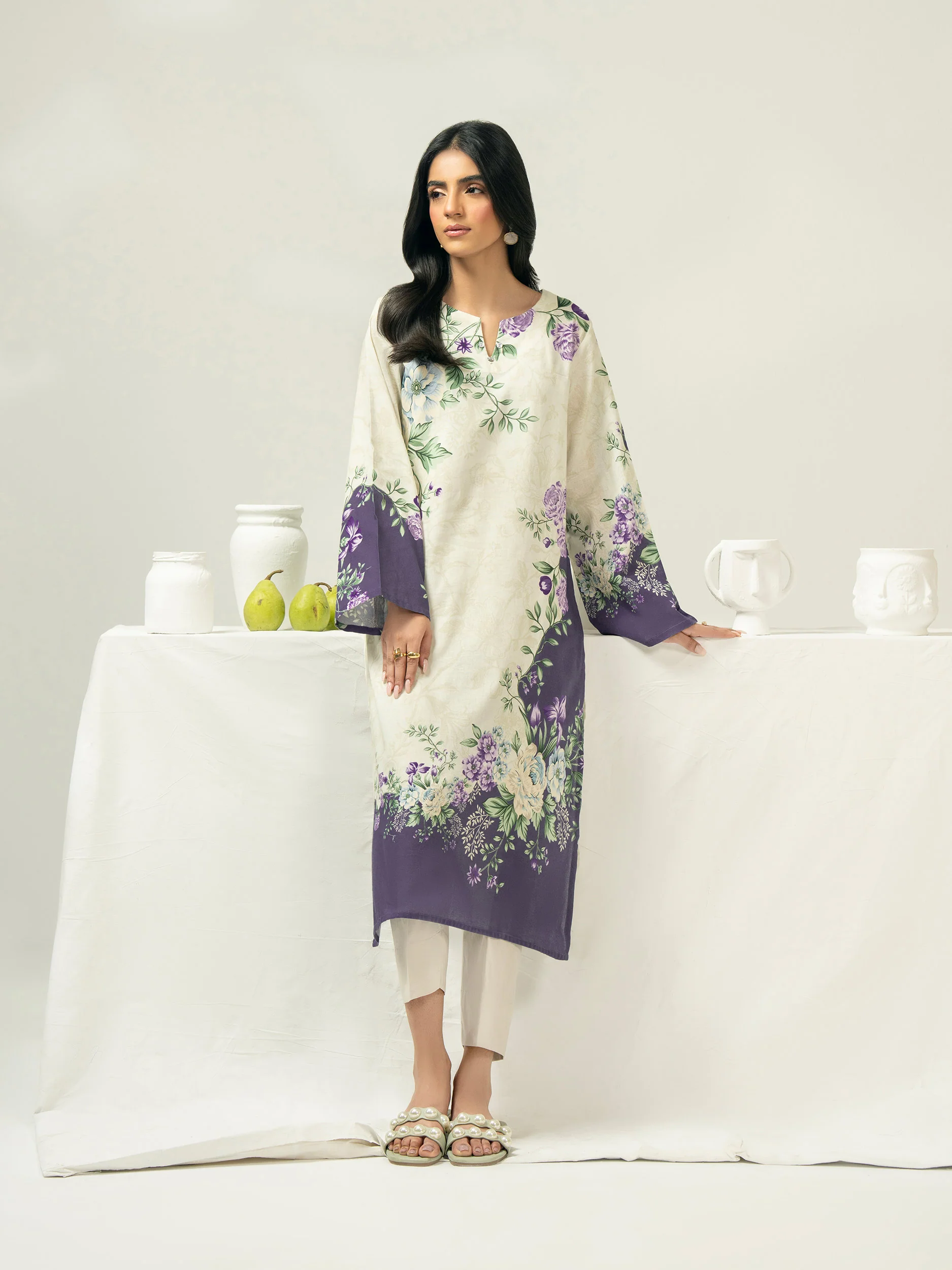Khaddar Shirt-Printed (Pret) - Image 6