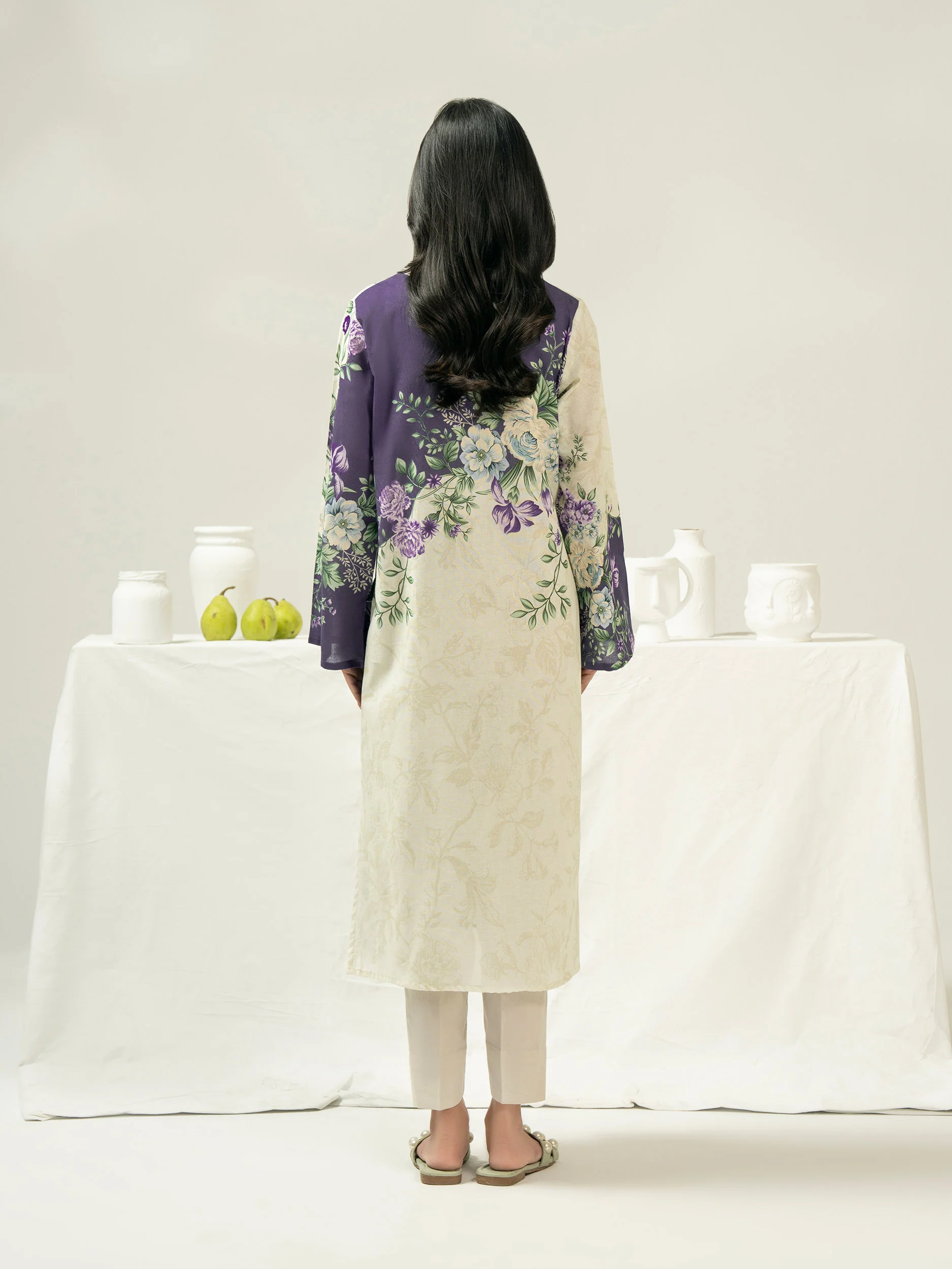 Khaddar Shirt-Printed (Pret) - Image 7