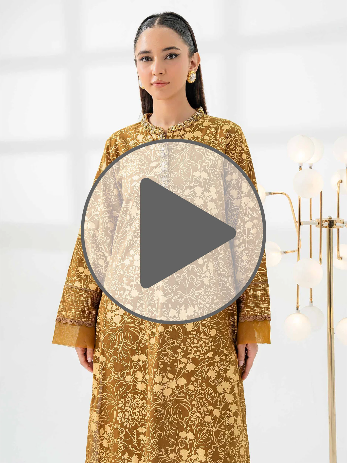 2 Piece Khaddar Suit-Paste Print (Pret) - Image 6