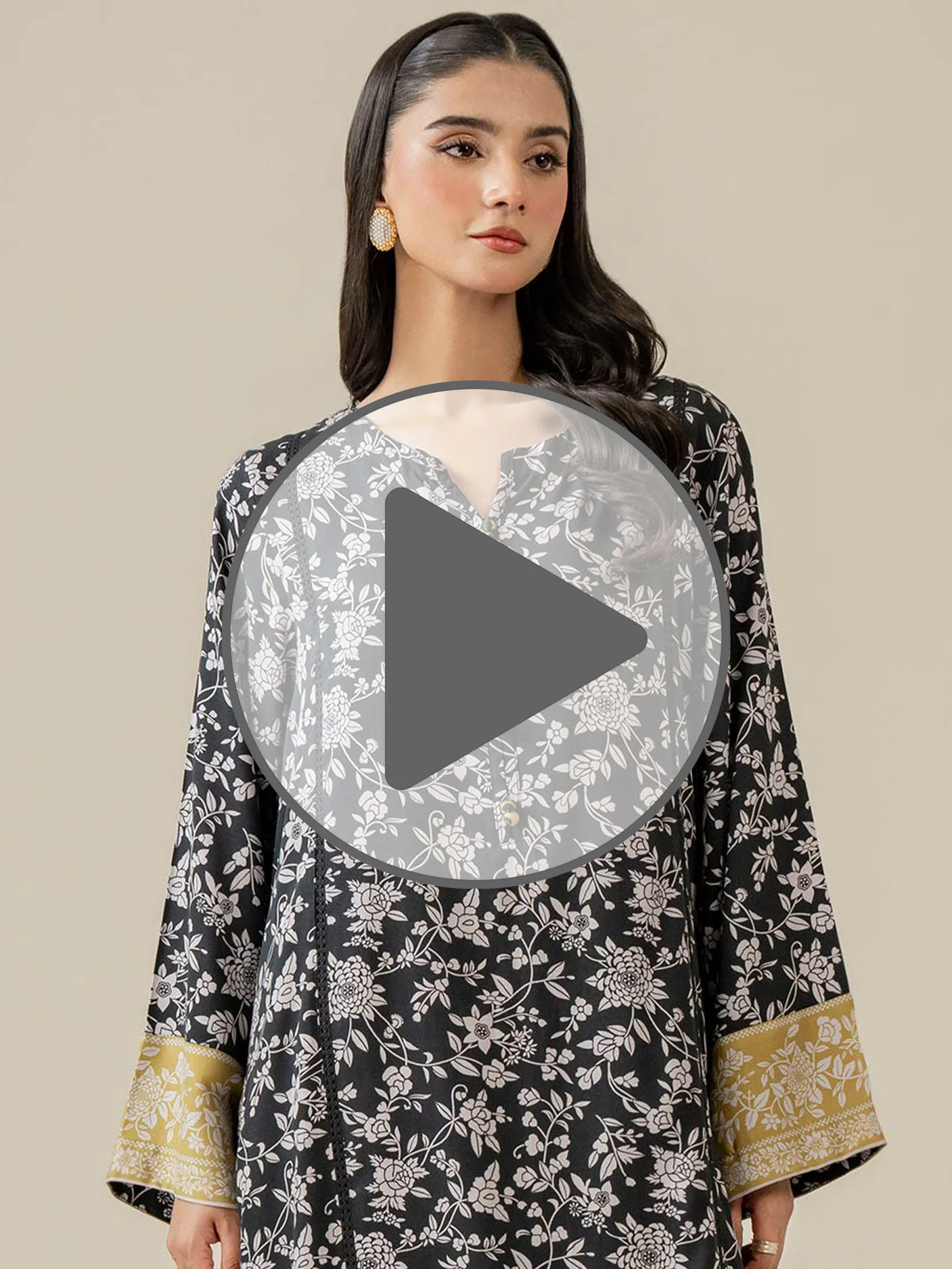 2 Piece Stone Suit-Printed (Pret) - Image 6