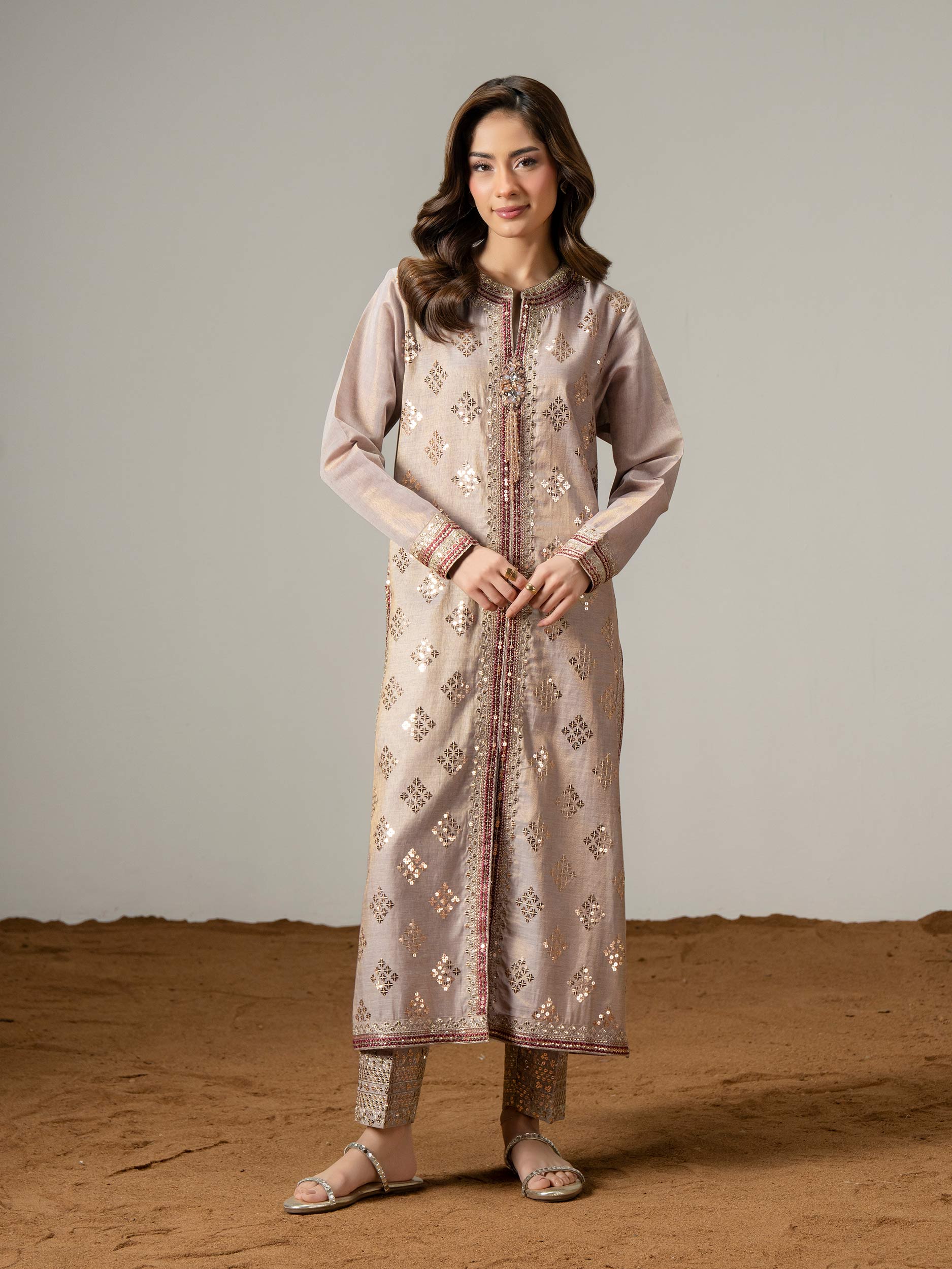 2 Piece Lawn Suit-Embroidered (Pret) - Image 7