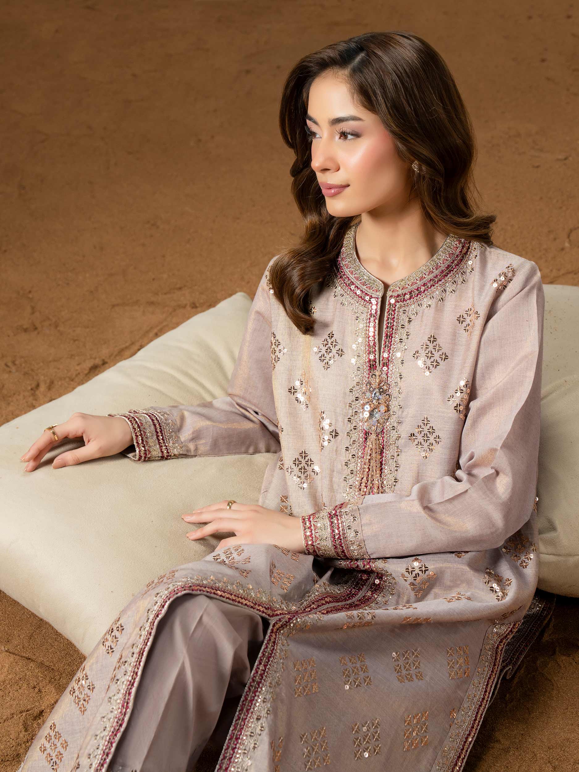 2 Piece Lawn Suit-Embroidered (Pret) - Image 8