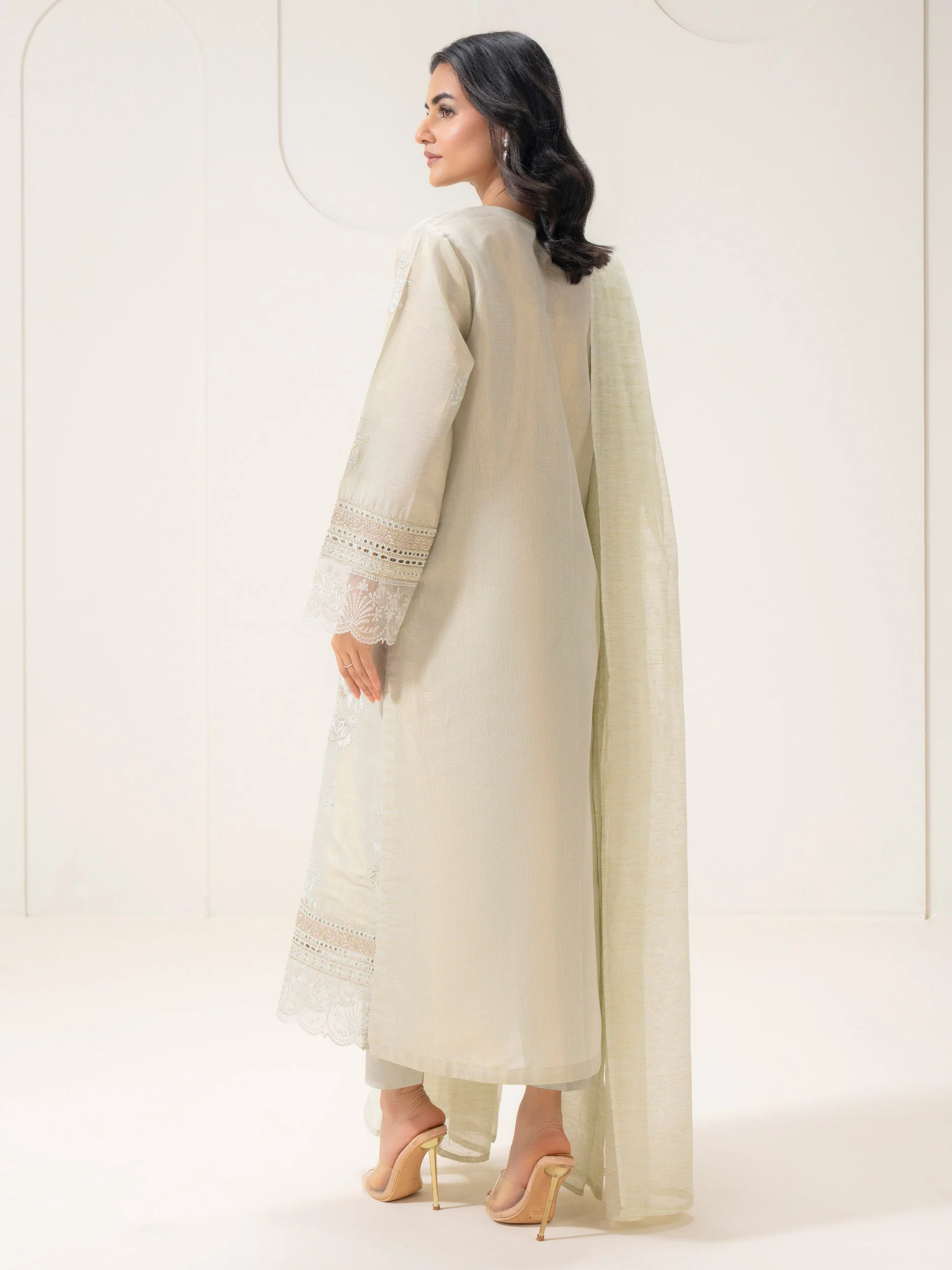 3 Piece Zari Suit-Embroidered (Pret) - Image 5