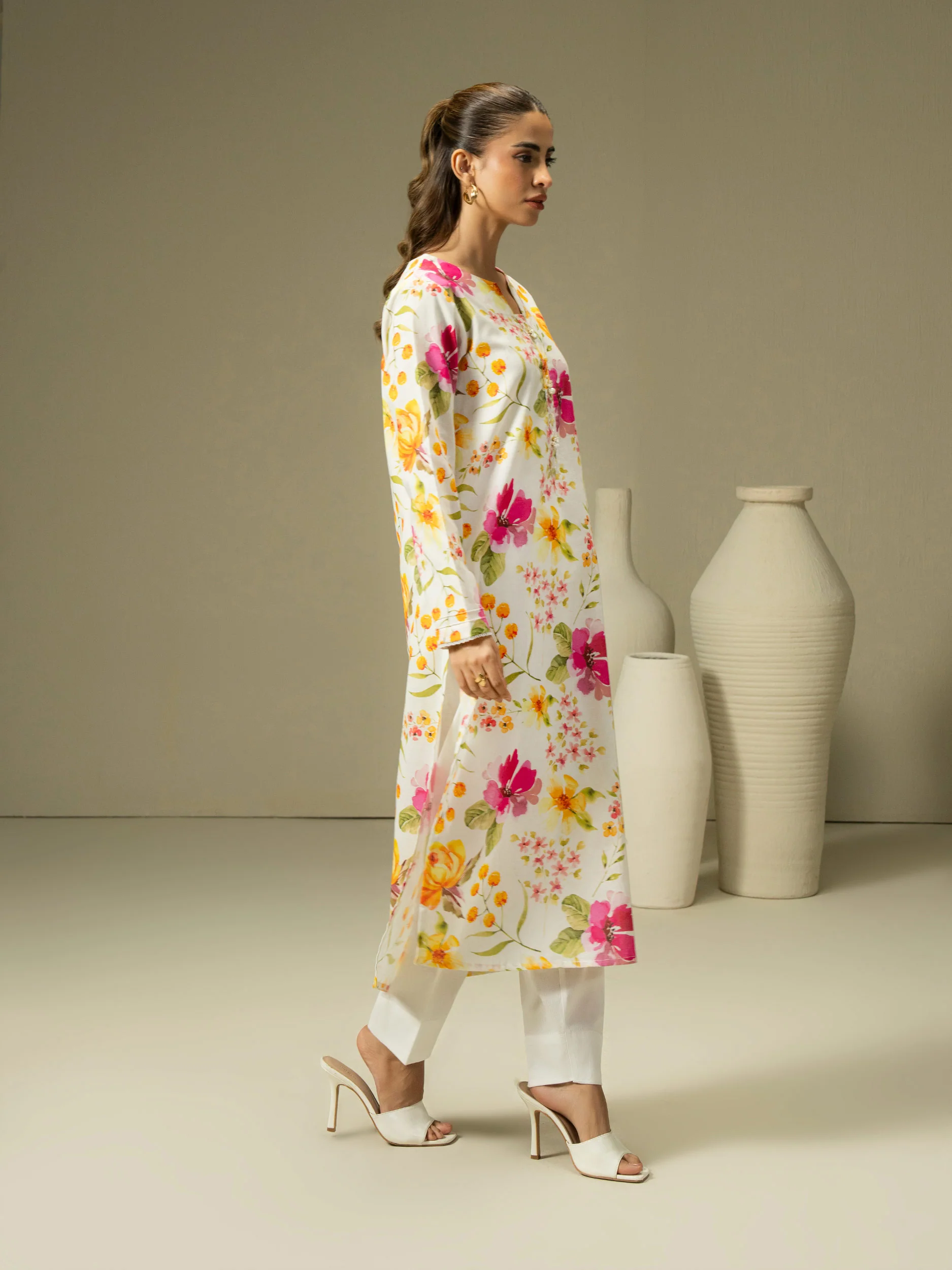 Khaddar Shirt-Printed (Pret) - Image 3