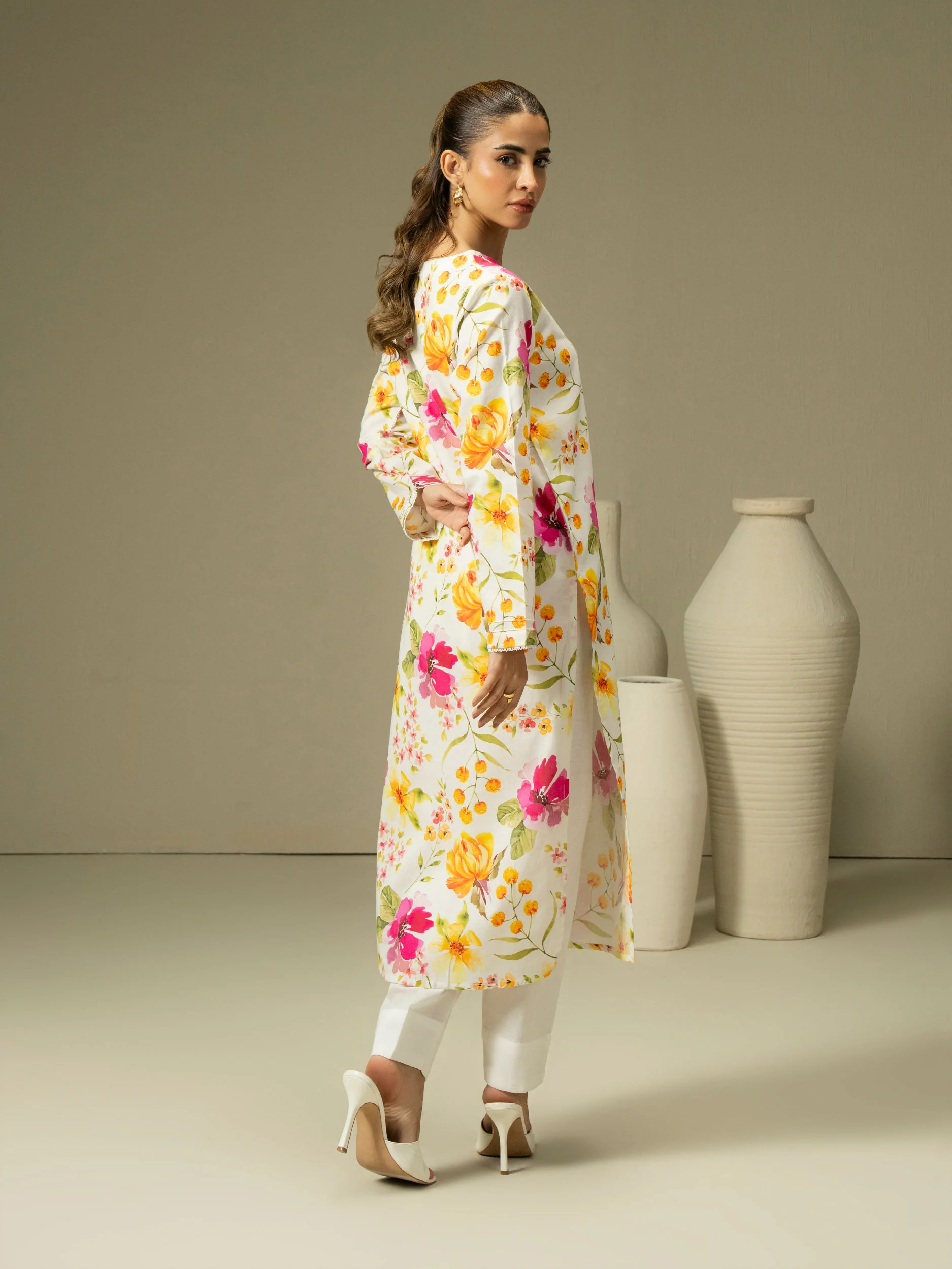 Khaddar Shirt-Printed (Pret) - Image 4