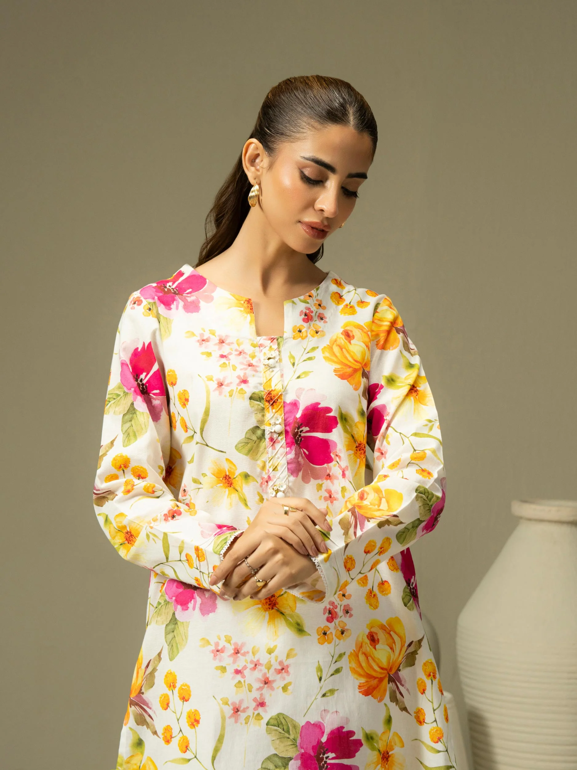 Khaddar Shirt-Printed (Pret) - Image 6