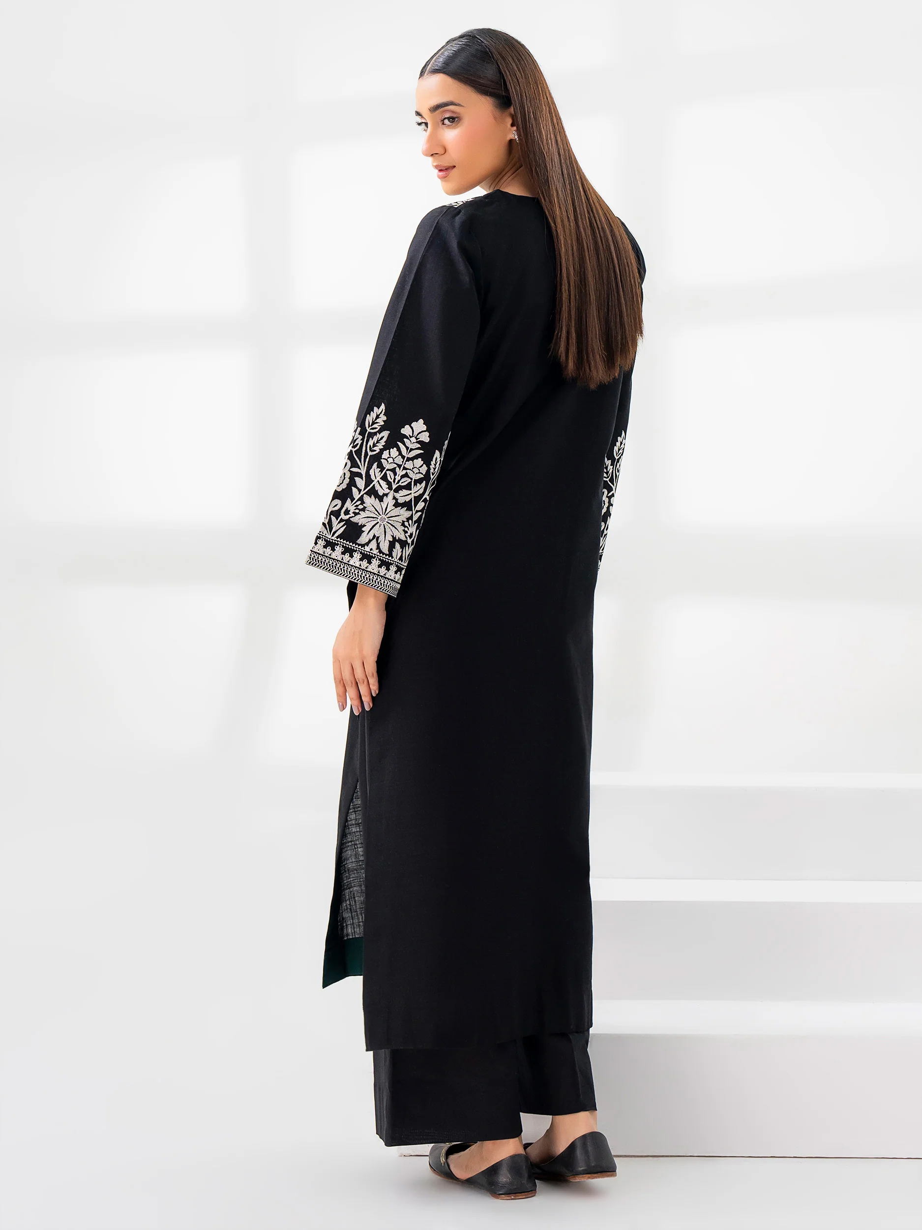 Khaddar Shirt-Embroidered (Pret) - Image 5