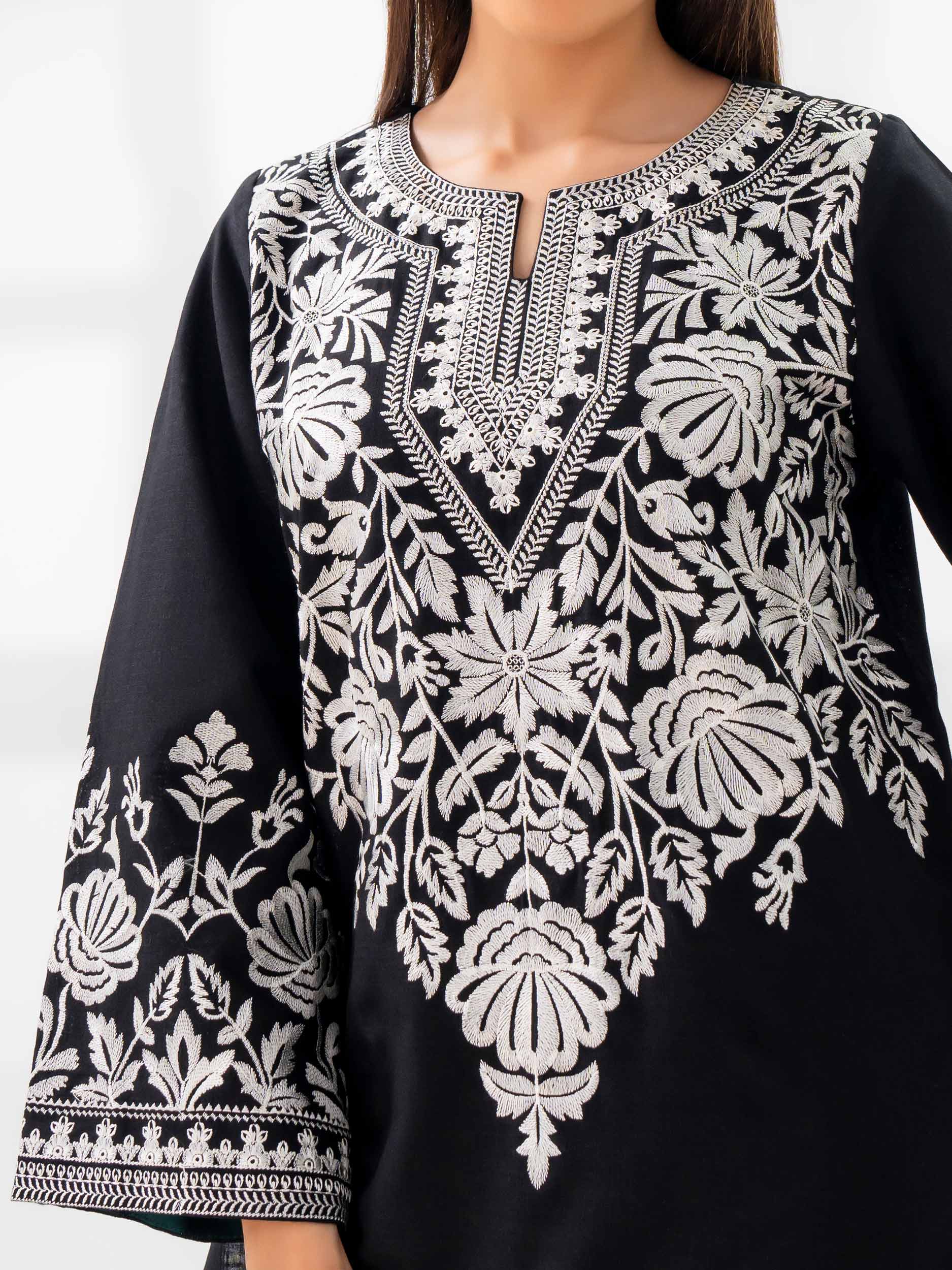 Khaddar Shirt-Embroidered (Pret) - Image 6