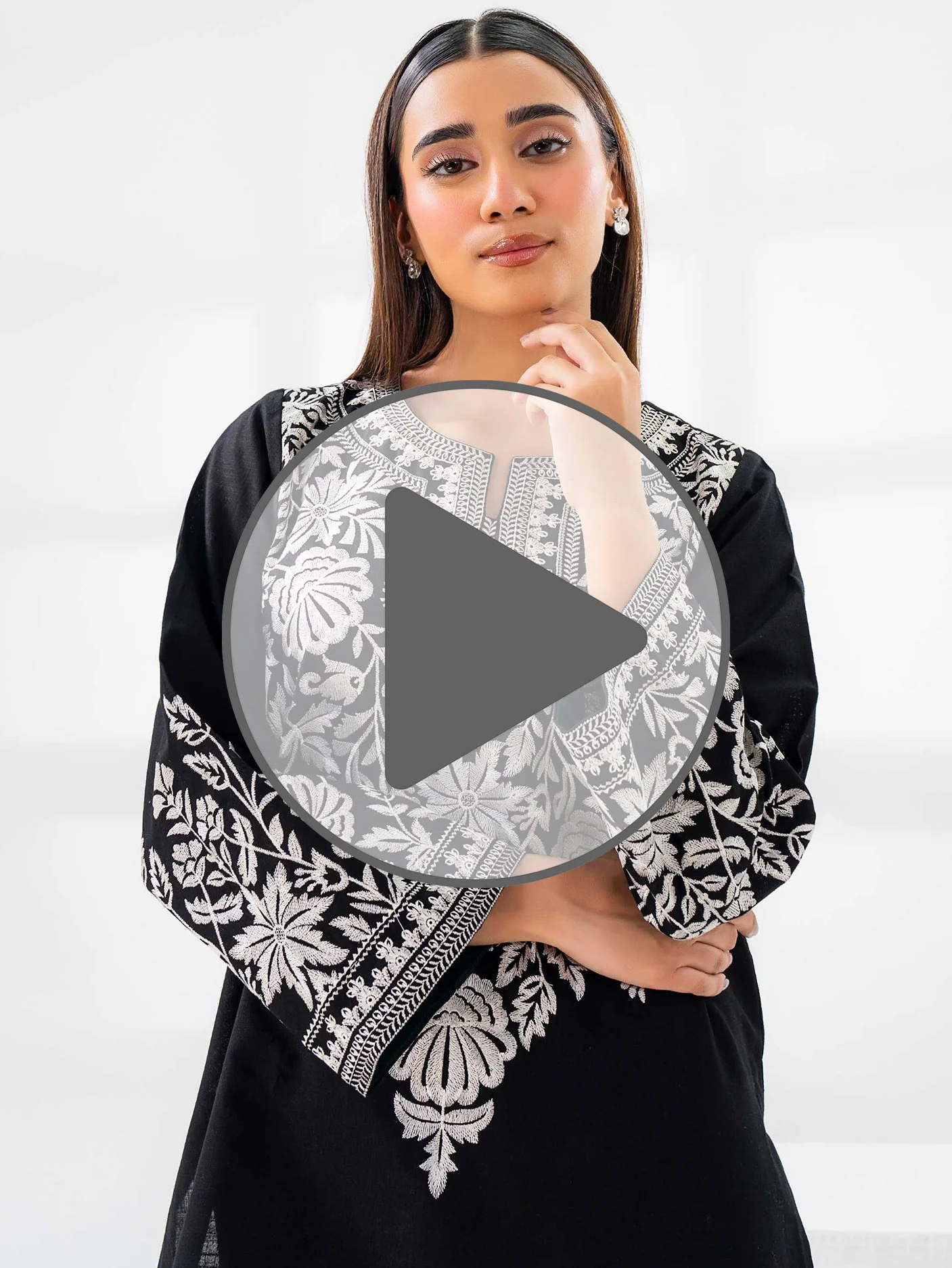Khaddar Shirt-Embroidered (Pret) - Image 7