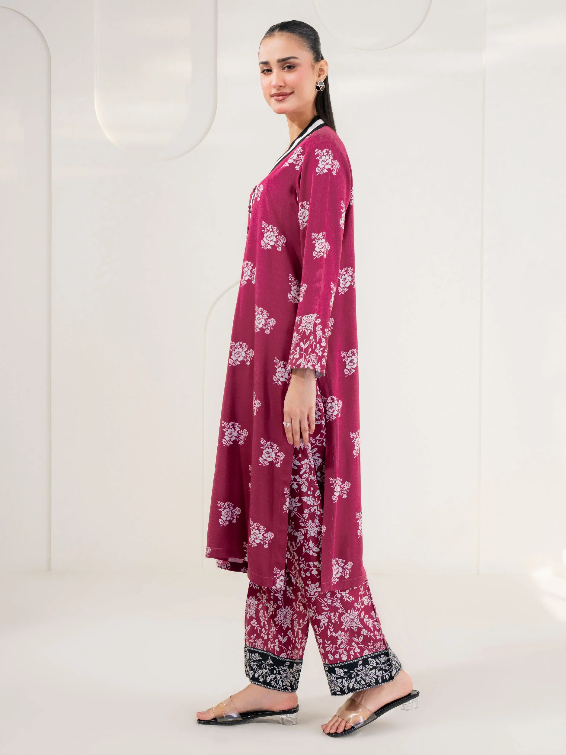 2 Piece Stone Suit-Printed (Pret) - Image 3