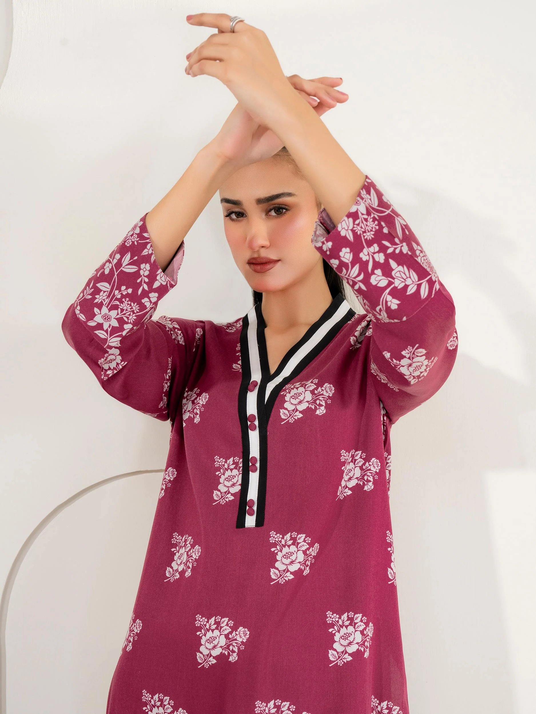 2 Piece Stone Suit-Printed (Pret) - Image 6