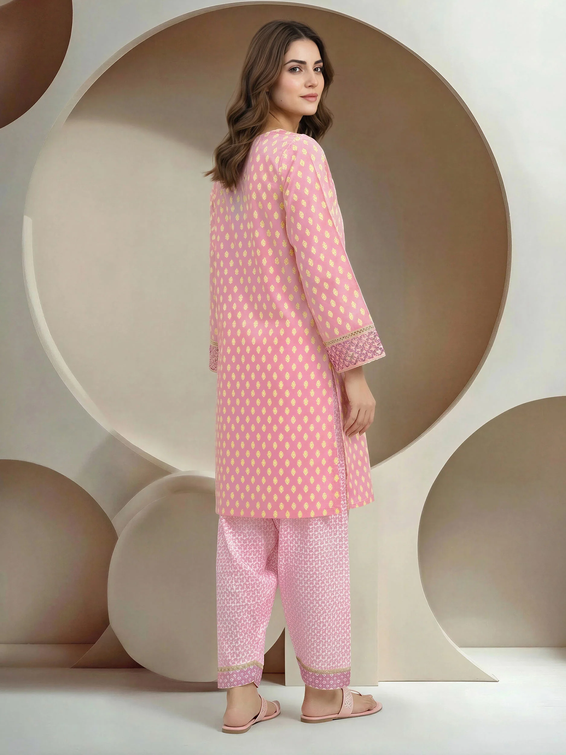 2 Piece Lawn Suit- Embroidered (Pret) - Image 3