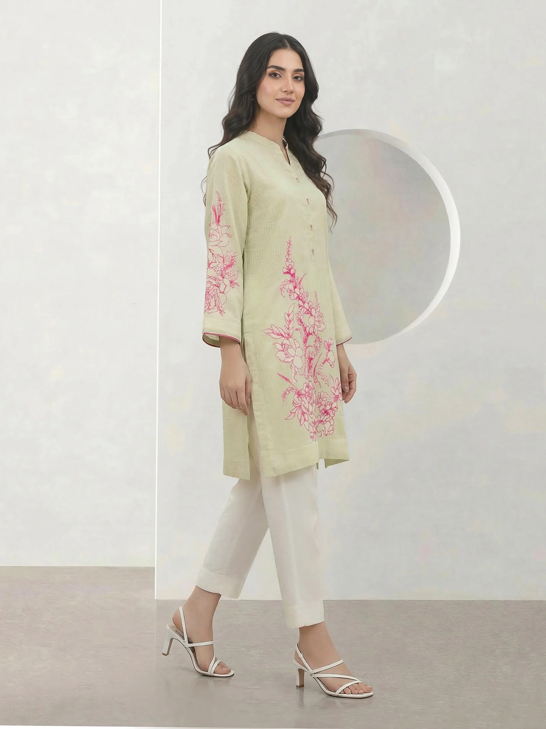 Lawn Shirt-Embroidered (Pret) - Image 2