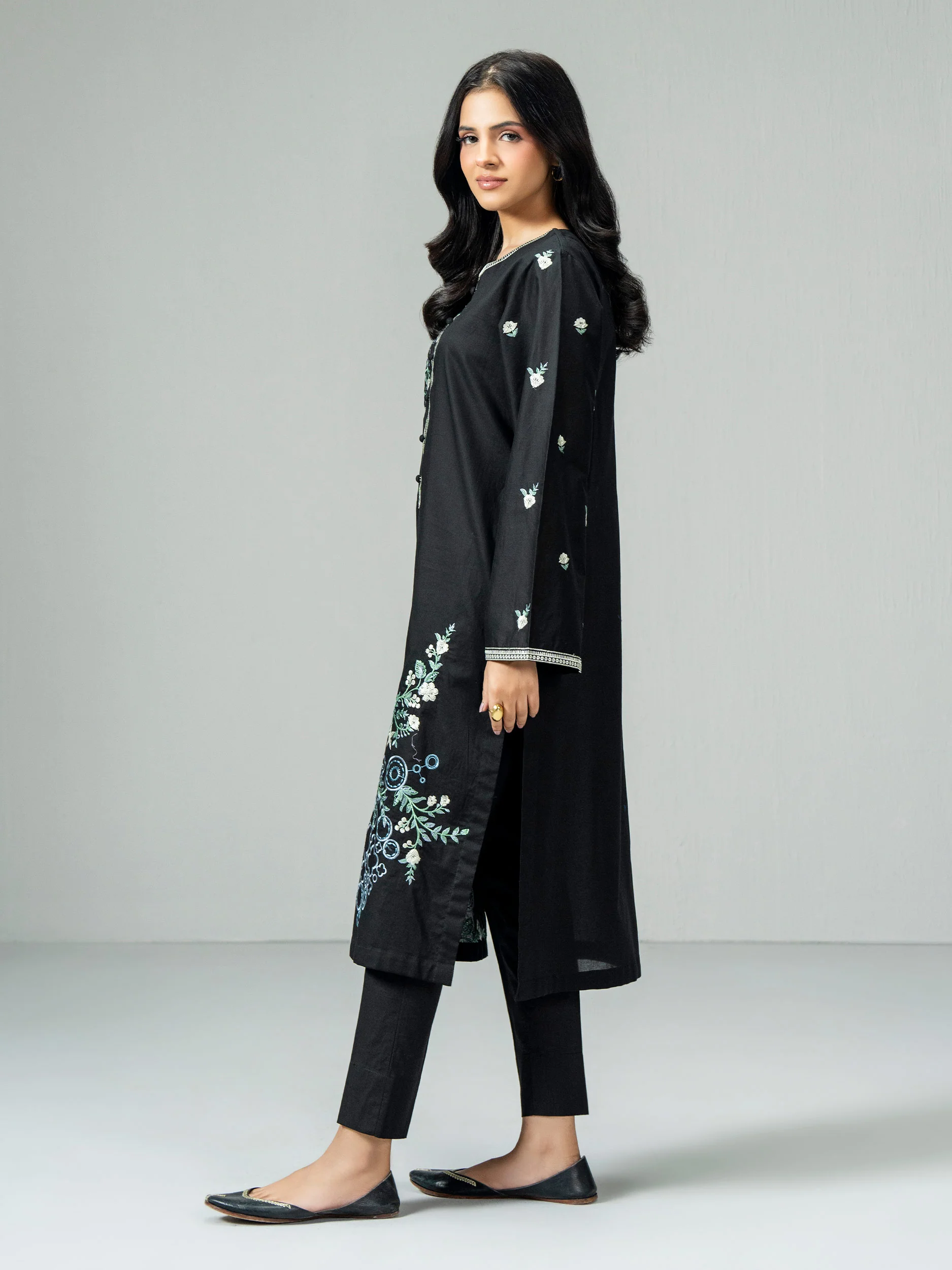 Cambric Shirt-Embroidered (Pret) - Image 3