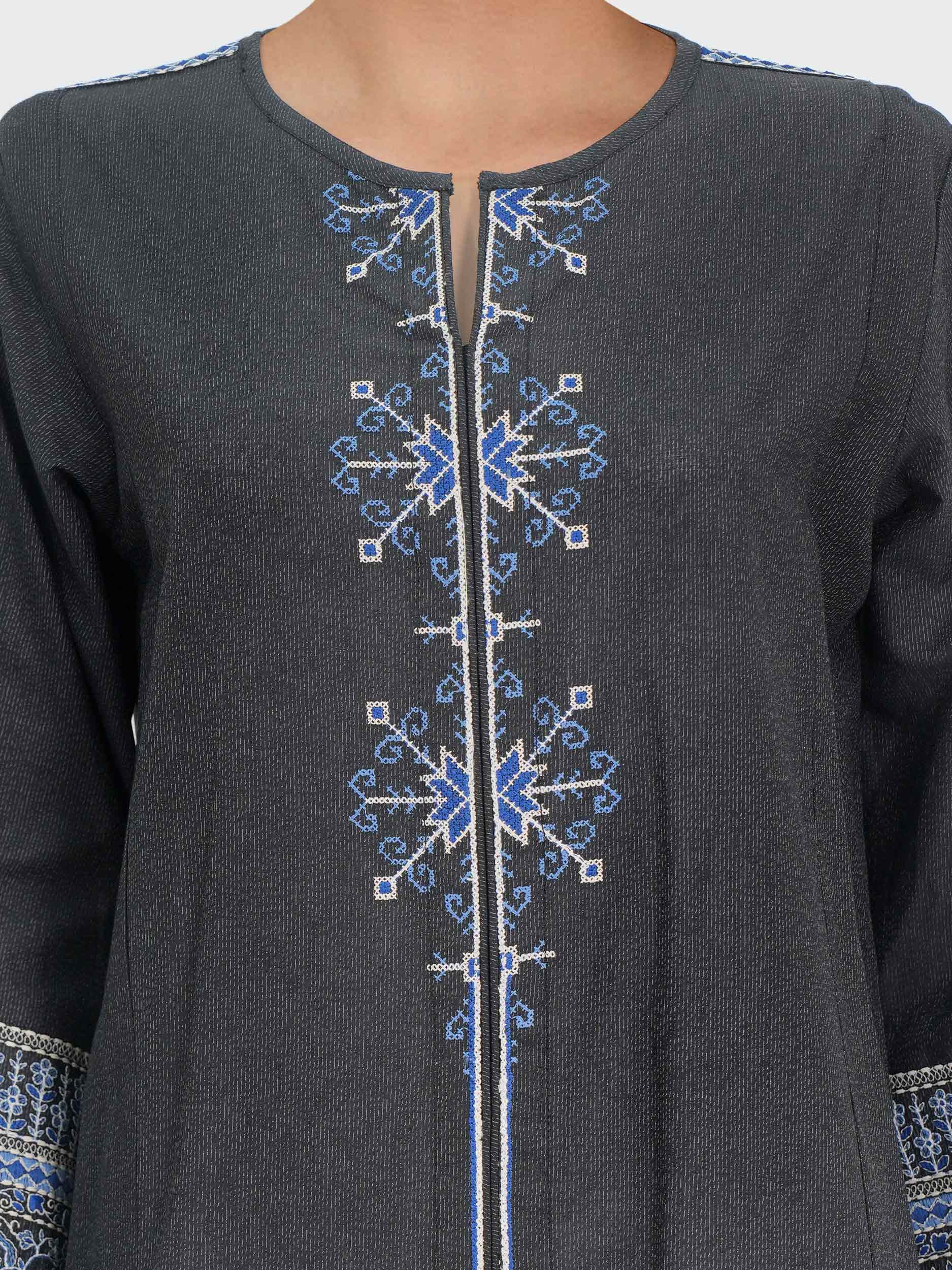 2 Piece Lawn Texture Suit-Embroidered (Pret) - Image 3