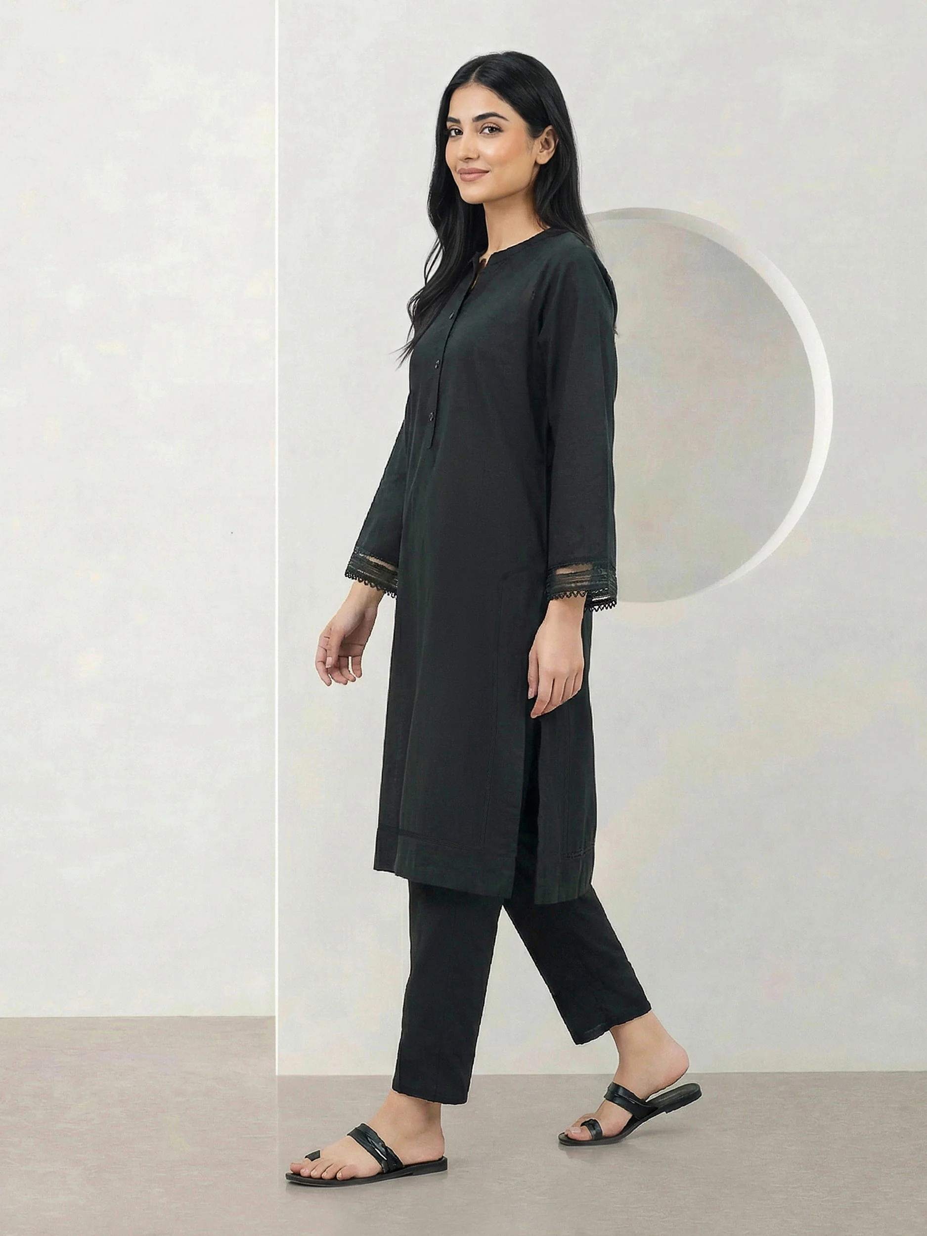 Lawn Texture Shirt (Pret) - Image 2
