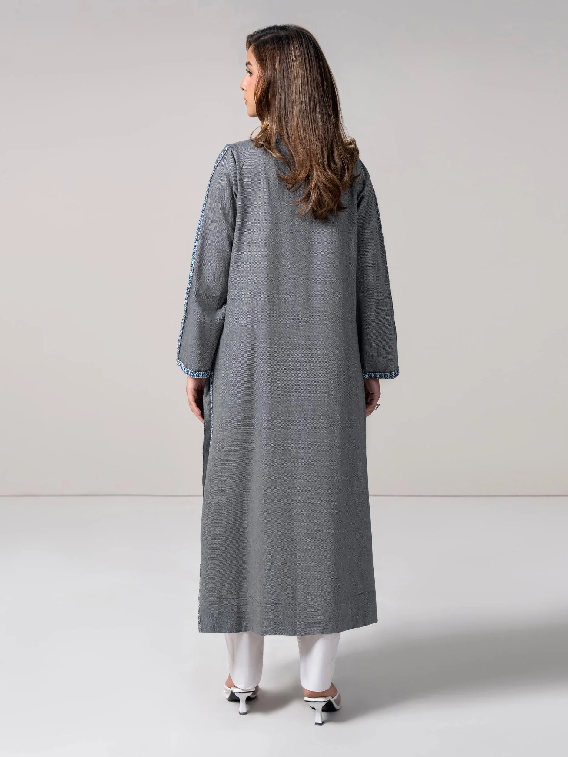 Yarn Dyed Shirt-Embroidered (Pret) - Image 3