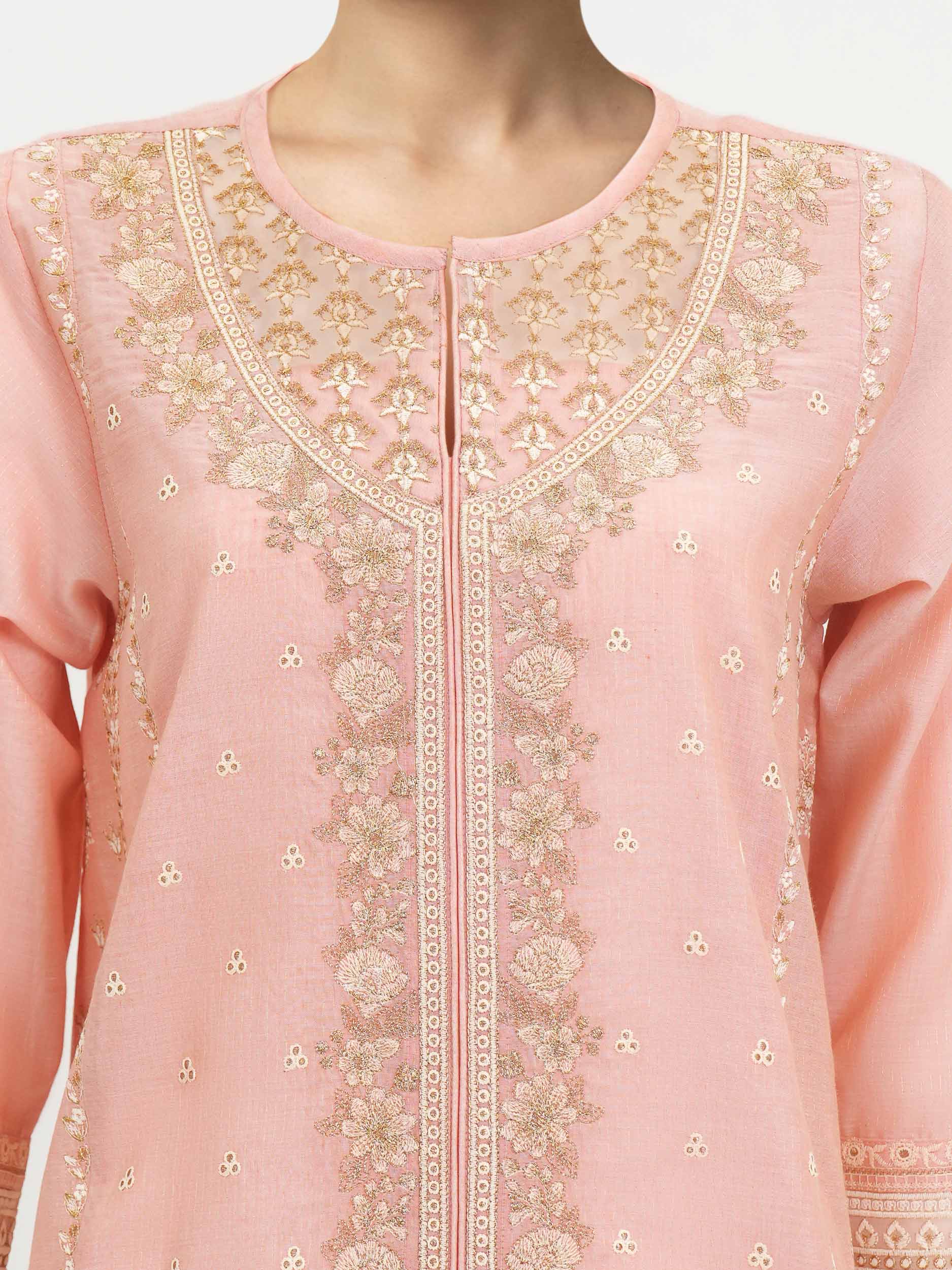 2 Piece Missouri Suit- Embroidered (Pret) - Image 4