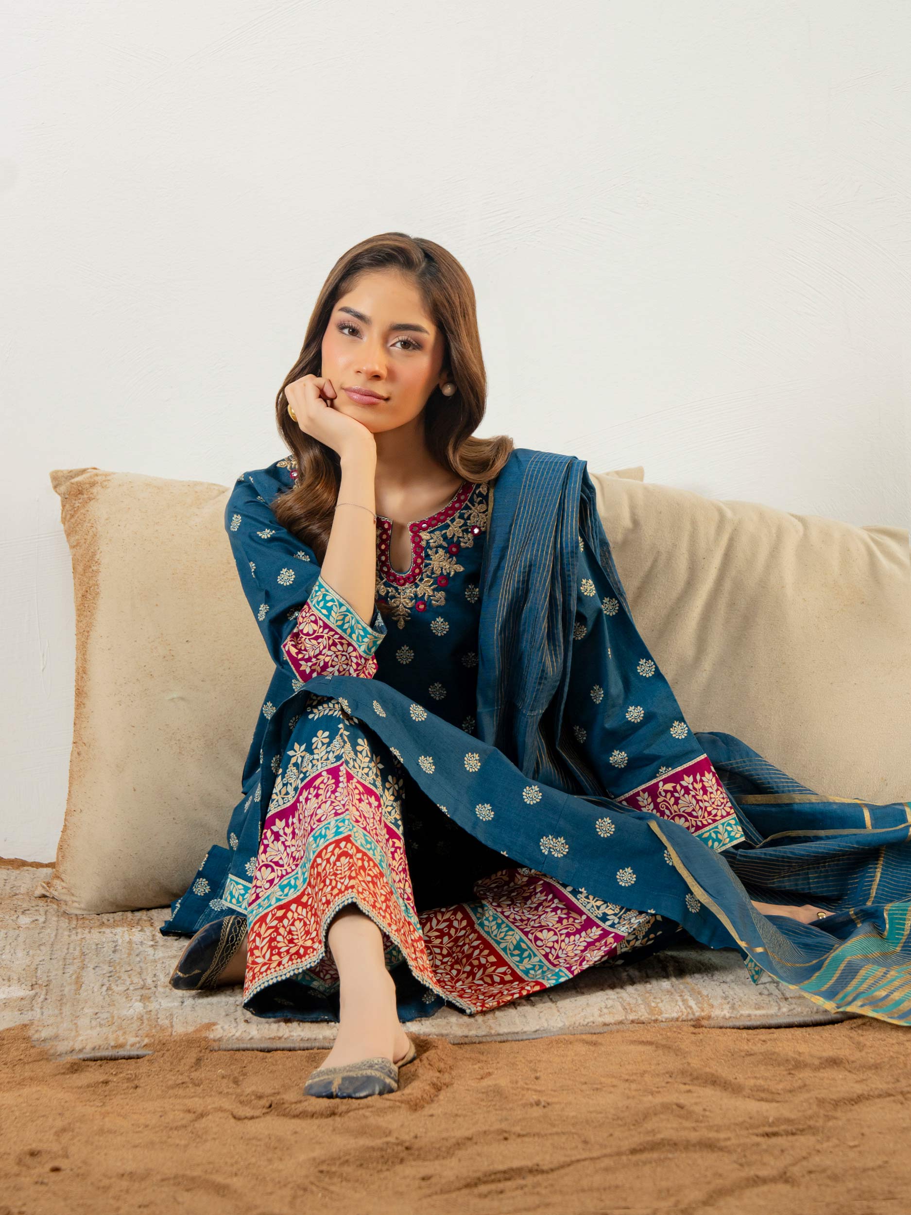 3 Piece Lawn Suit-Embroidered (Pret) - Image 4