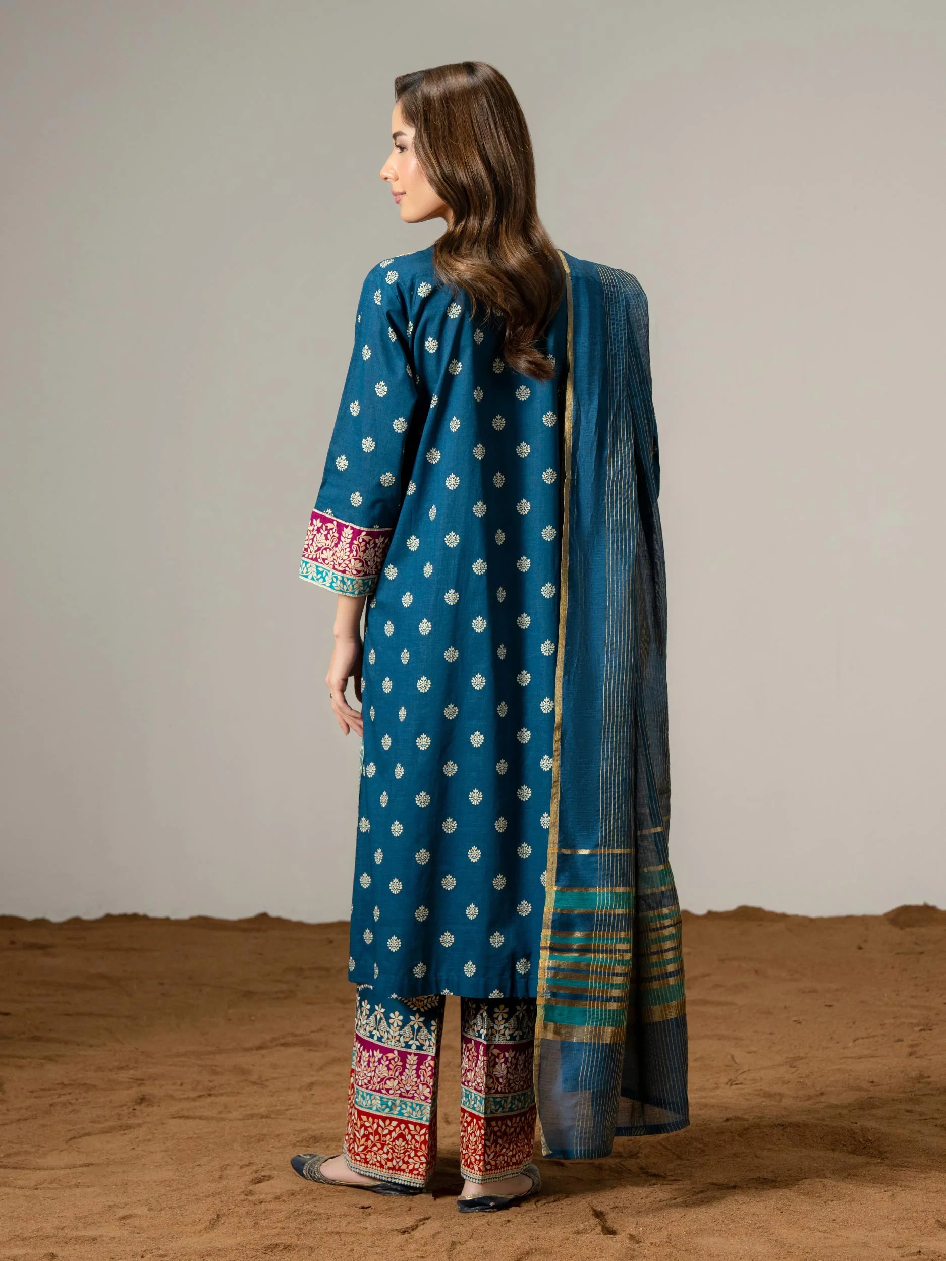 3 Piece Lawn Suit-Embroidered (Pret) - Image 7