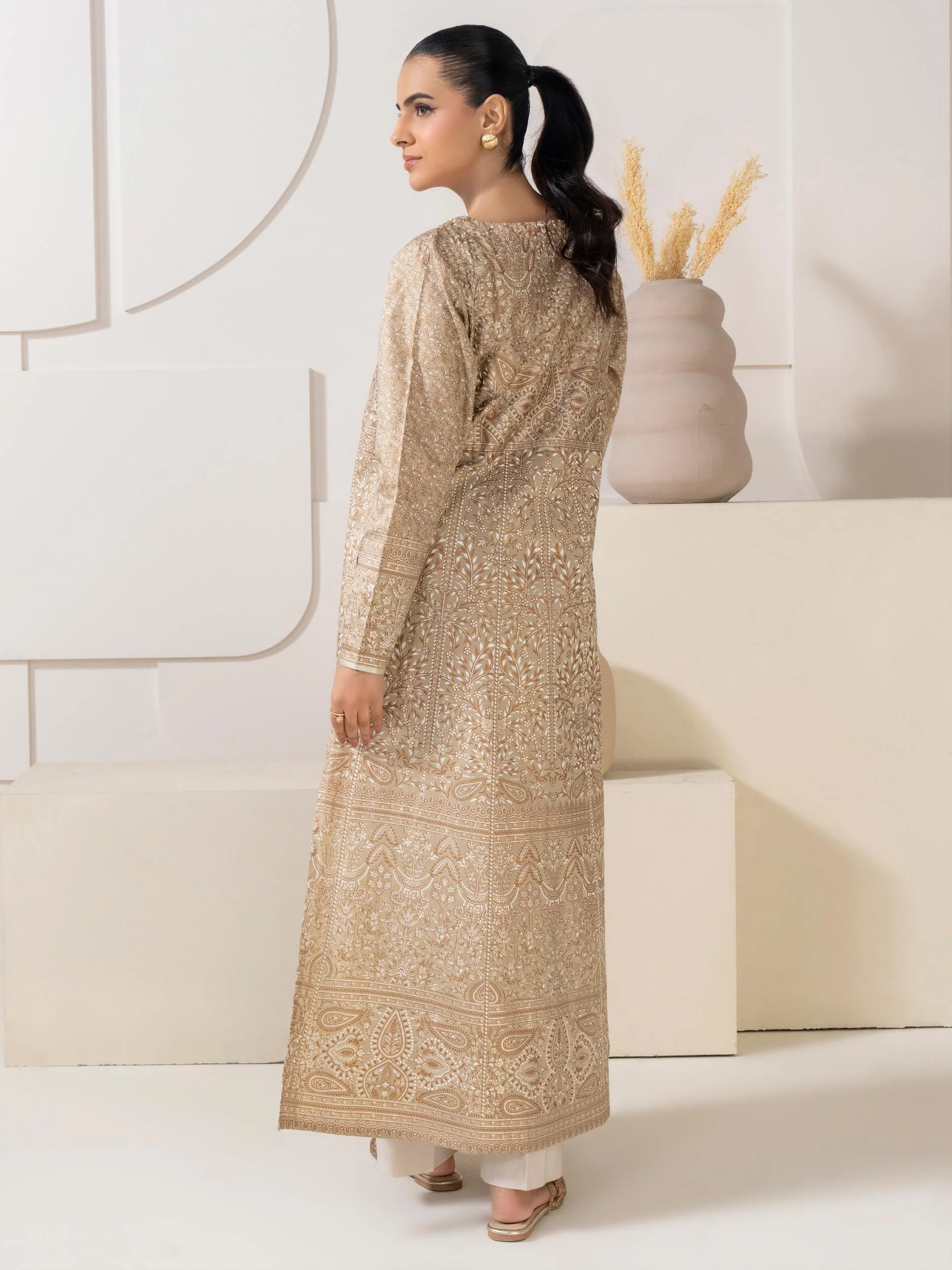 Satin Shirt-Embellished (Pret) - Image 4