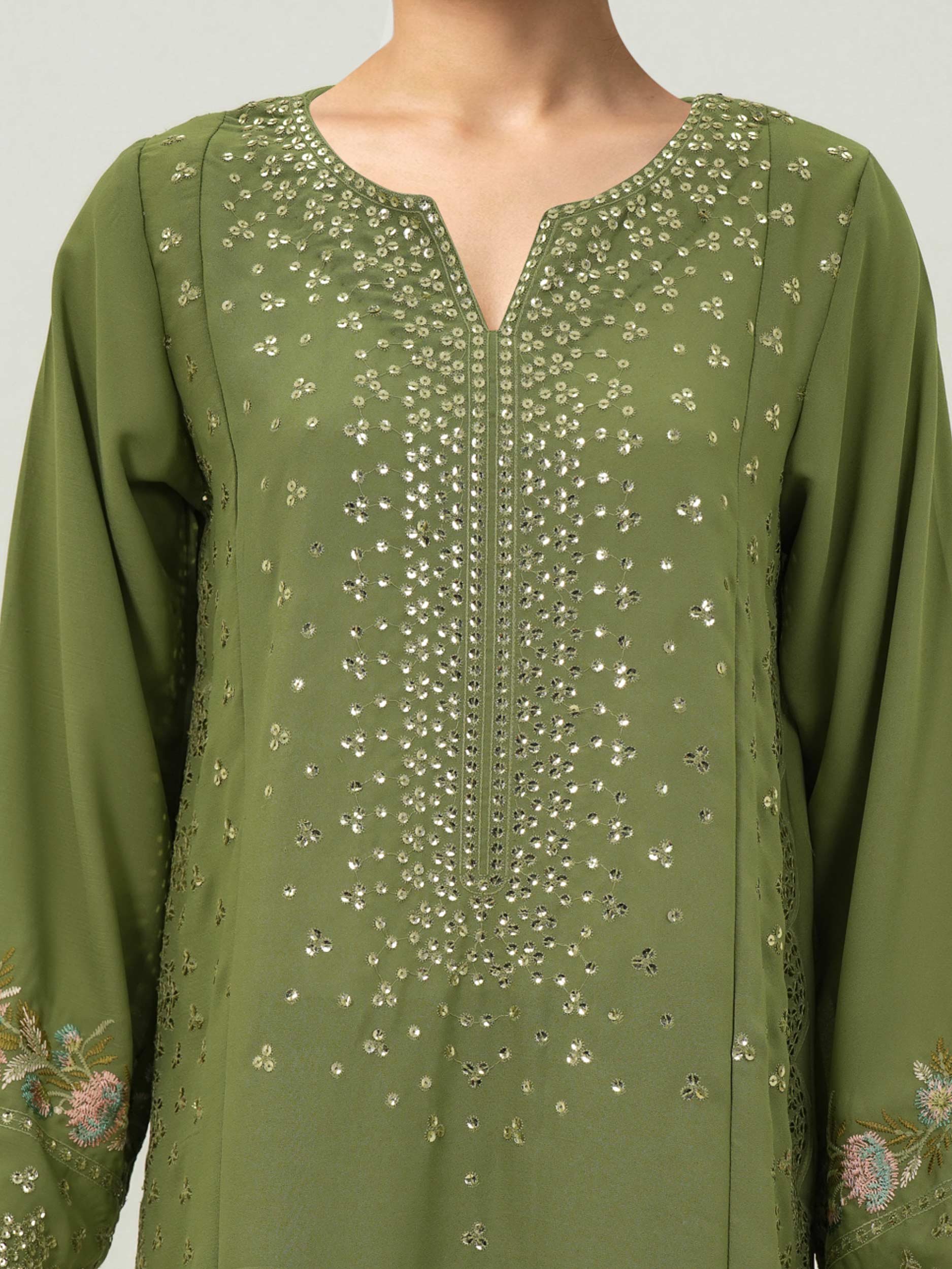 2 Piece Grip Suit- Embroidered (Pret) - Image 6