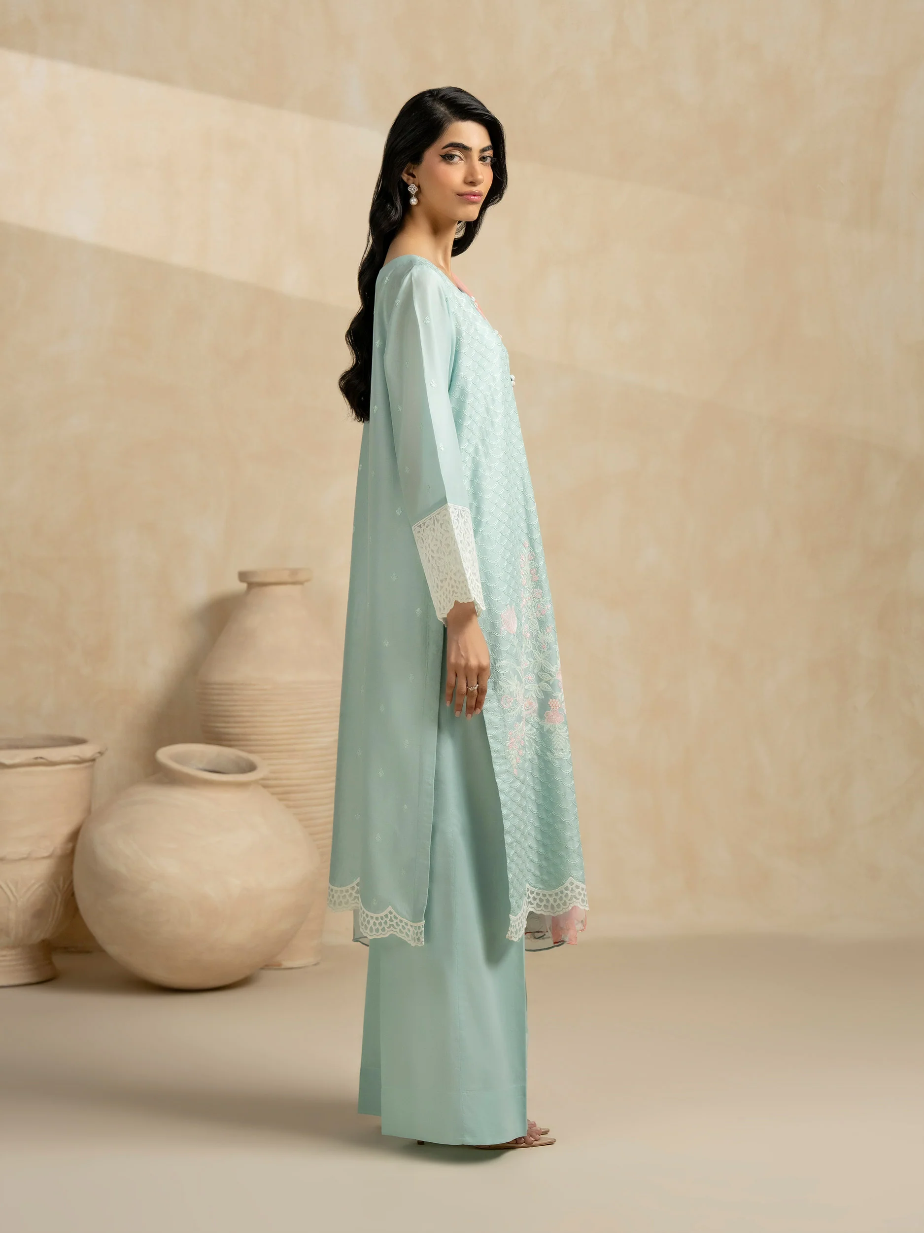 3 Piece Lawn Suit-Embroidered (Pret) - Image 5