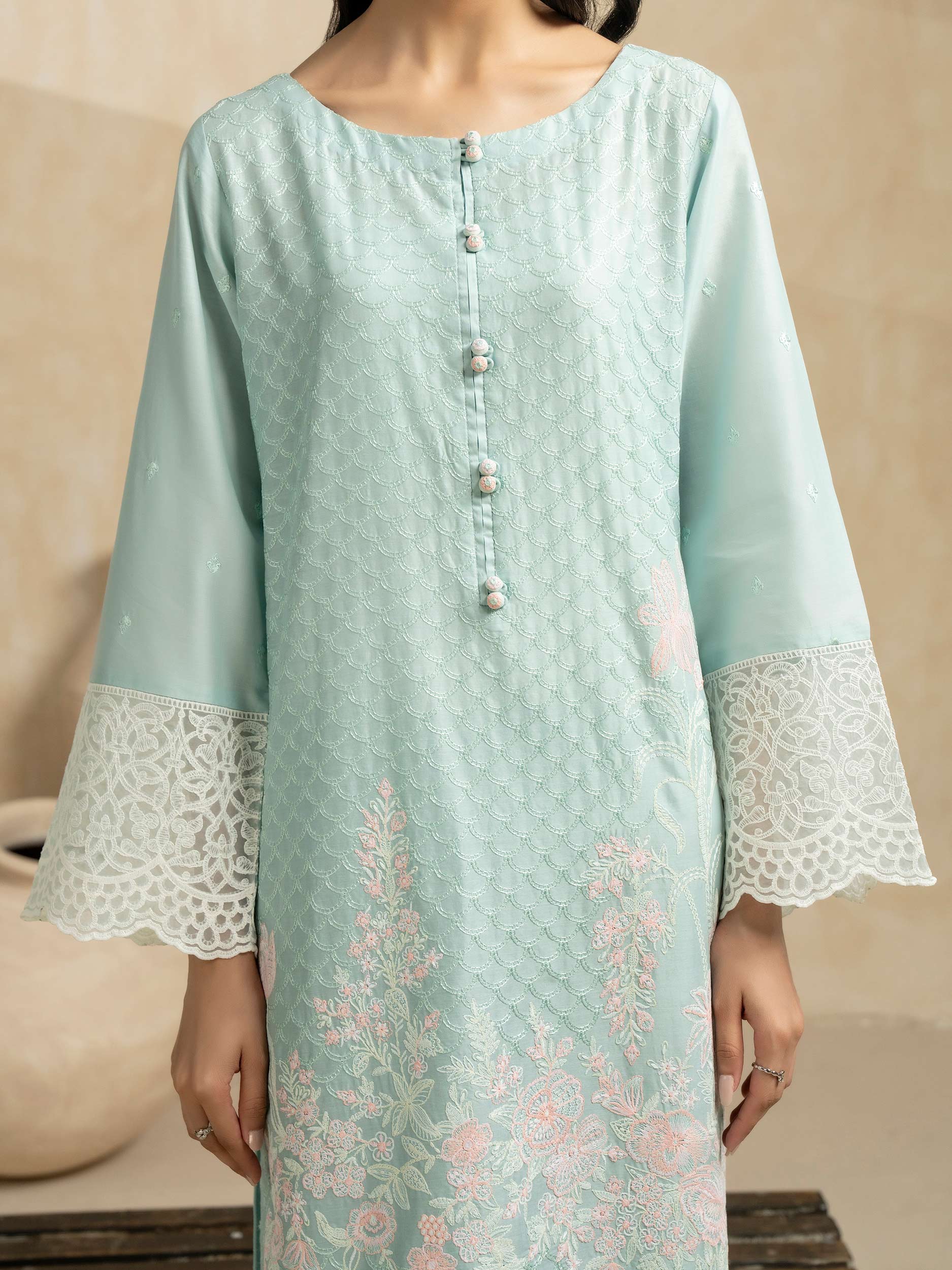 3 Piece Lawn Suit-Embroidered (Pret) - Image 7