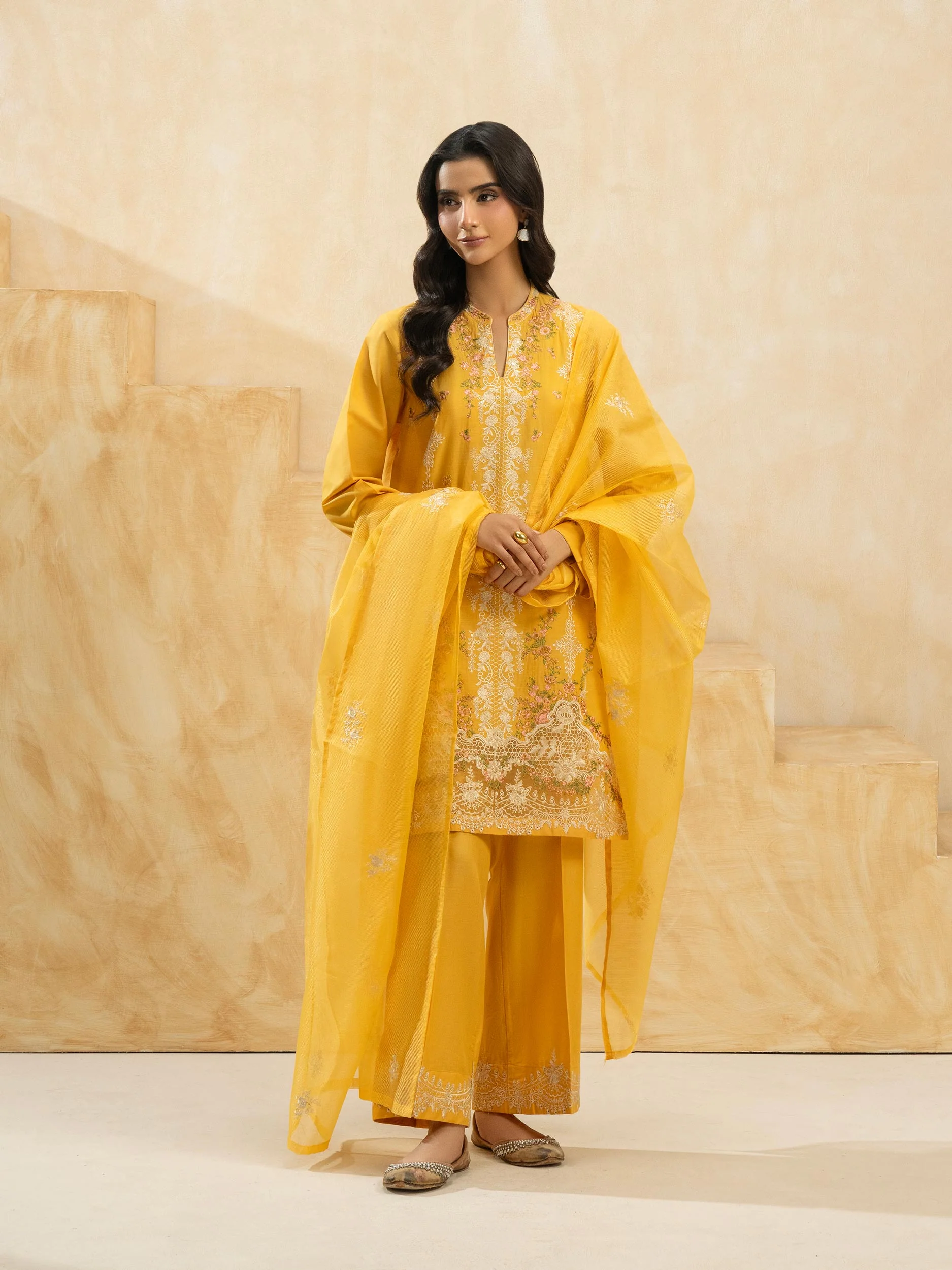 3 Piece Lawn Suit-Embroidered (Pret) - Image 2