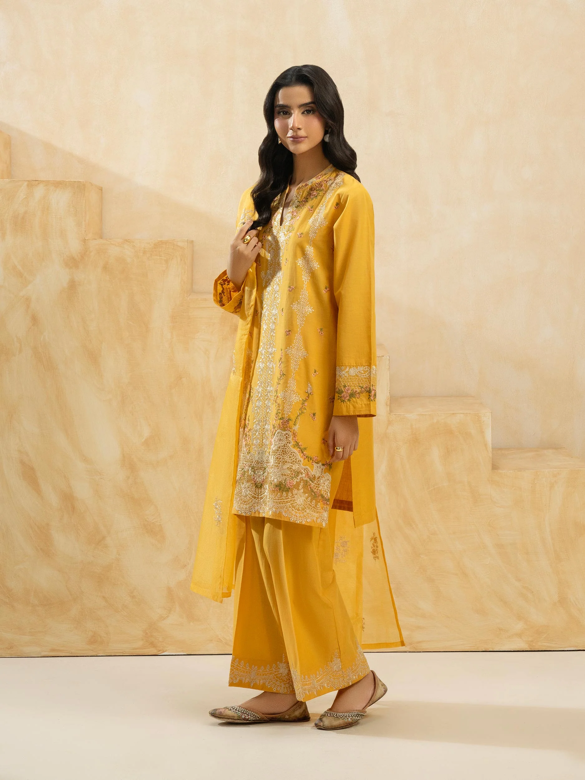 3 Piece Lawn Suit-Embroidered (Pret) - Image 3