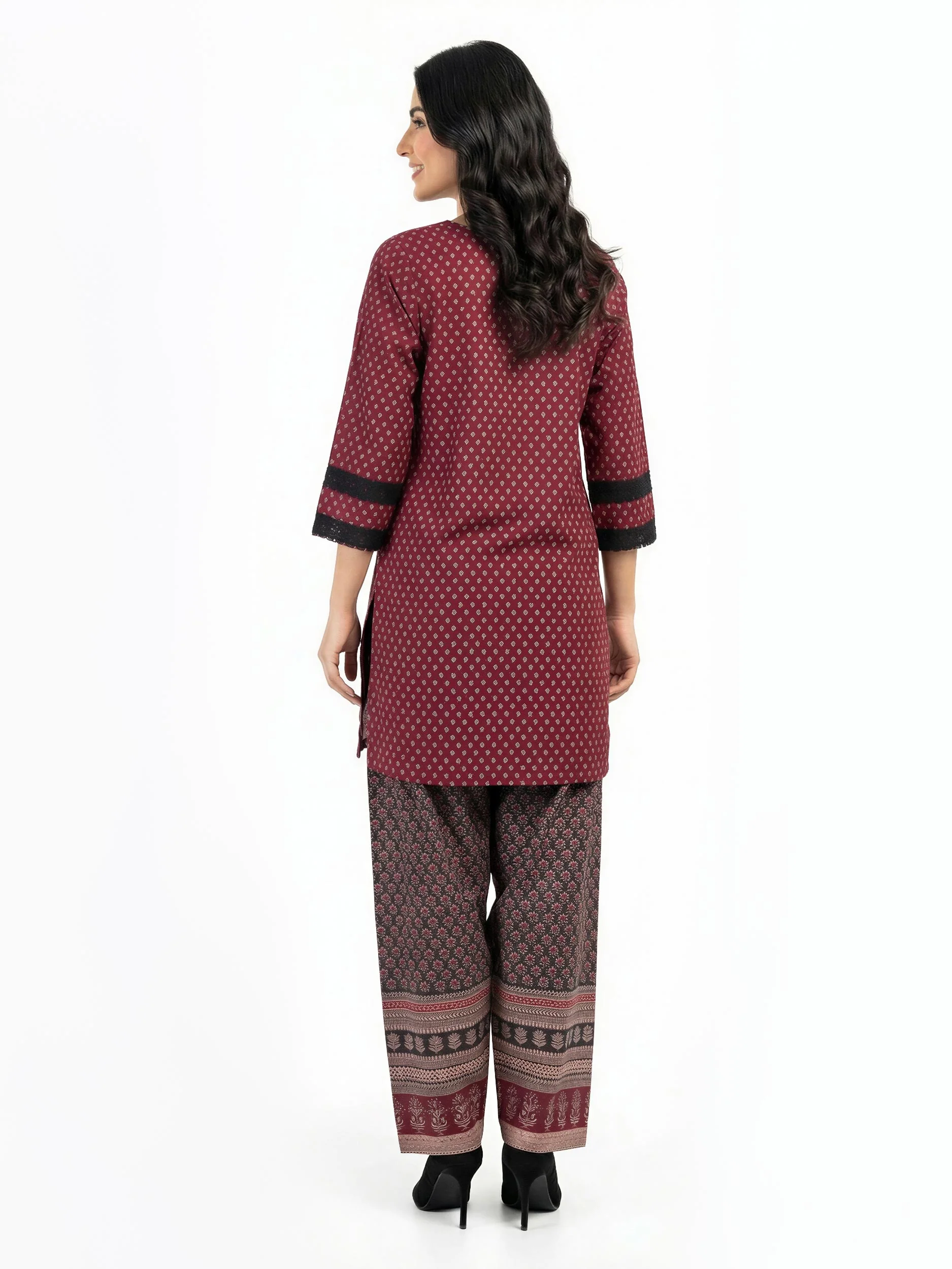 2 Piece Lawn Suit- Embroidered (Pret) - Image 2