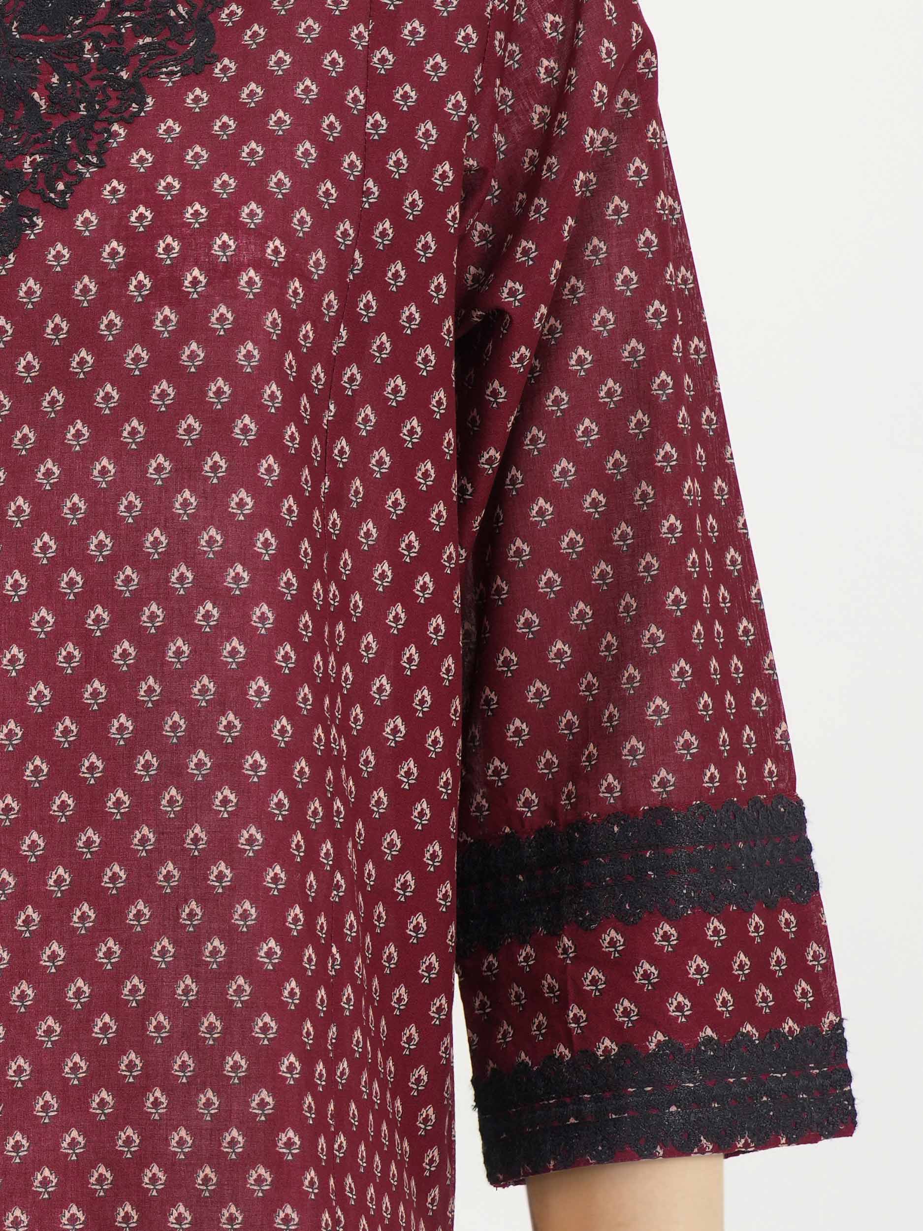 2 Piece Lawn Suit- Embroidered (Pret) - Image 4