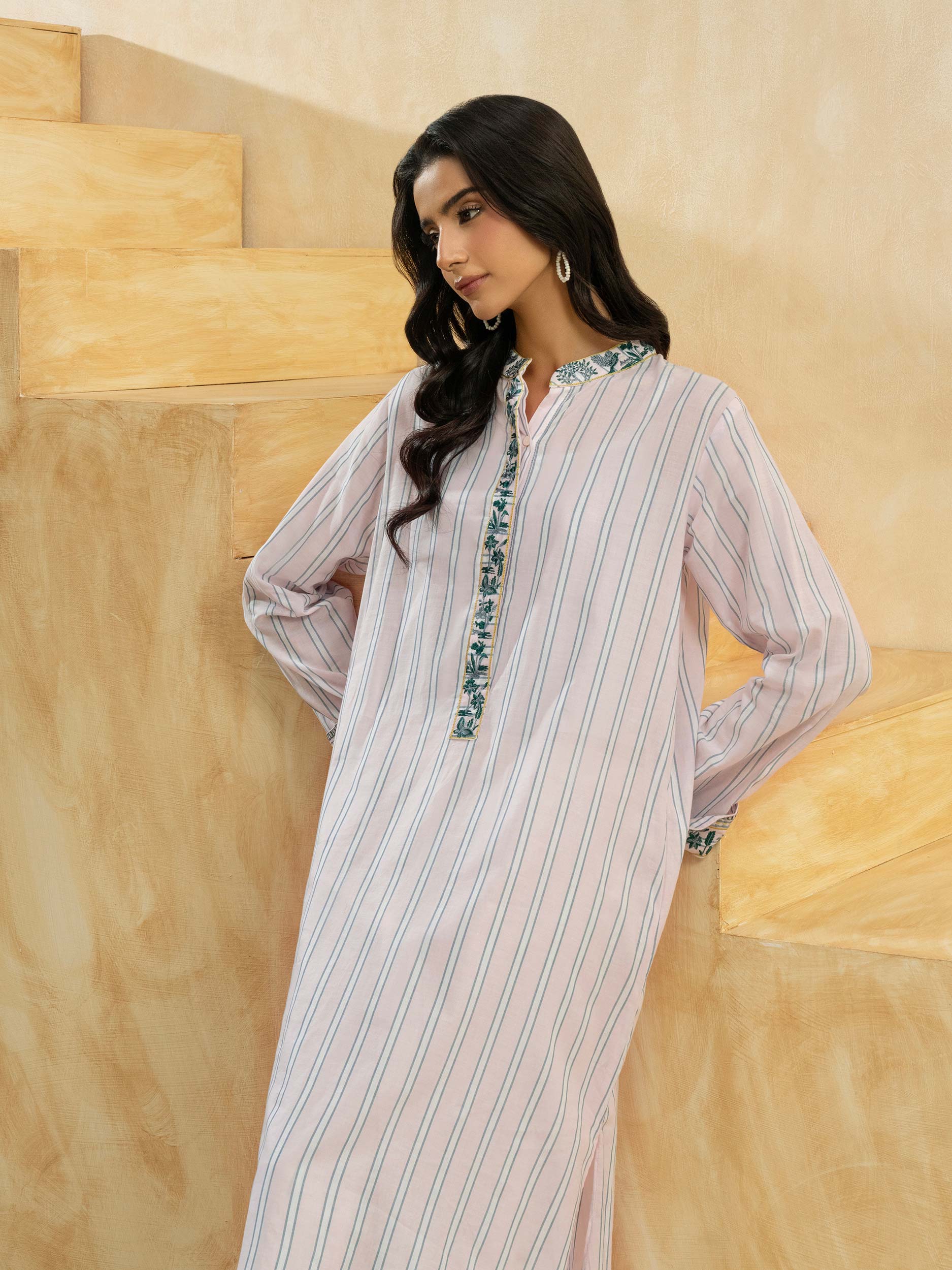 Yarn Dyed Shirt-Embroidered (Pret) - Image 2