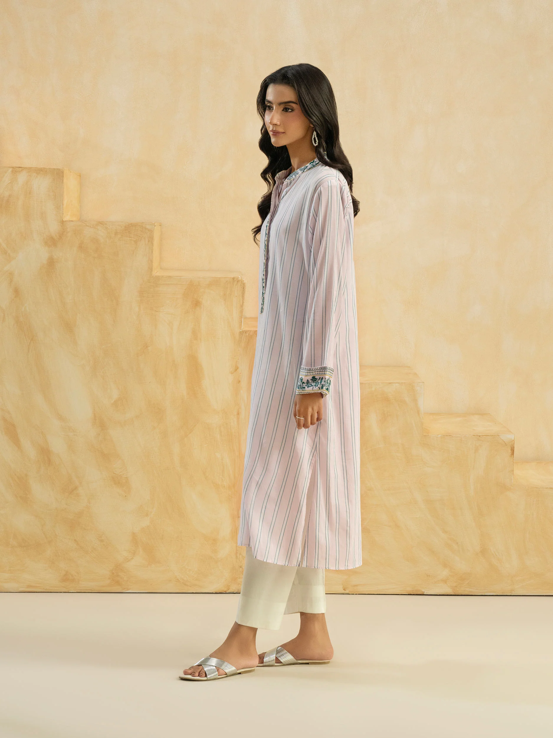Yarn Dyed Shirt-Embroidered (Pret) - Image 3