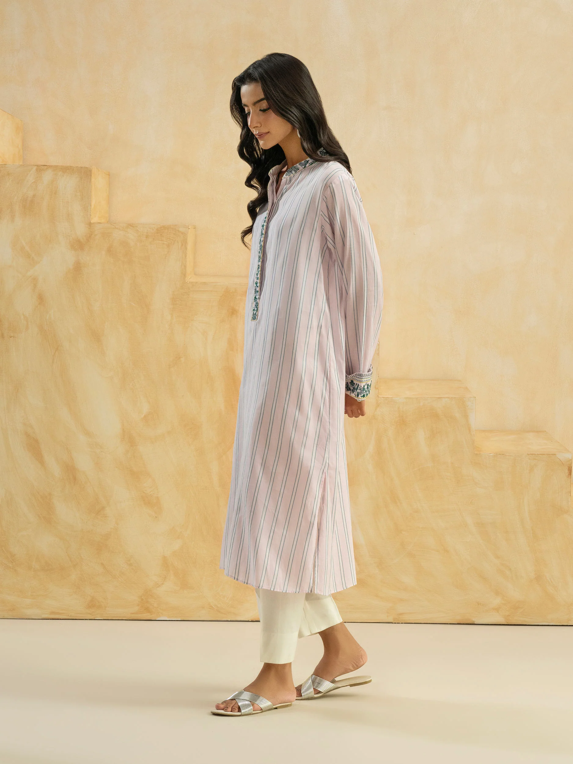 Yarn Dyed Shirt-Embroidered (Pret) - Image 5