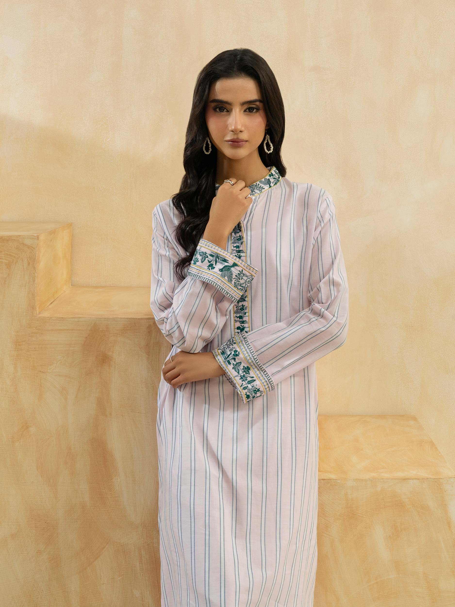 Yarn Dyed Shirt-Embroidered (Pret) - Image 7