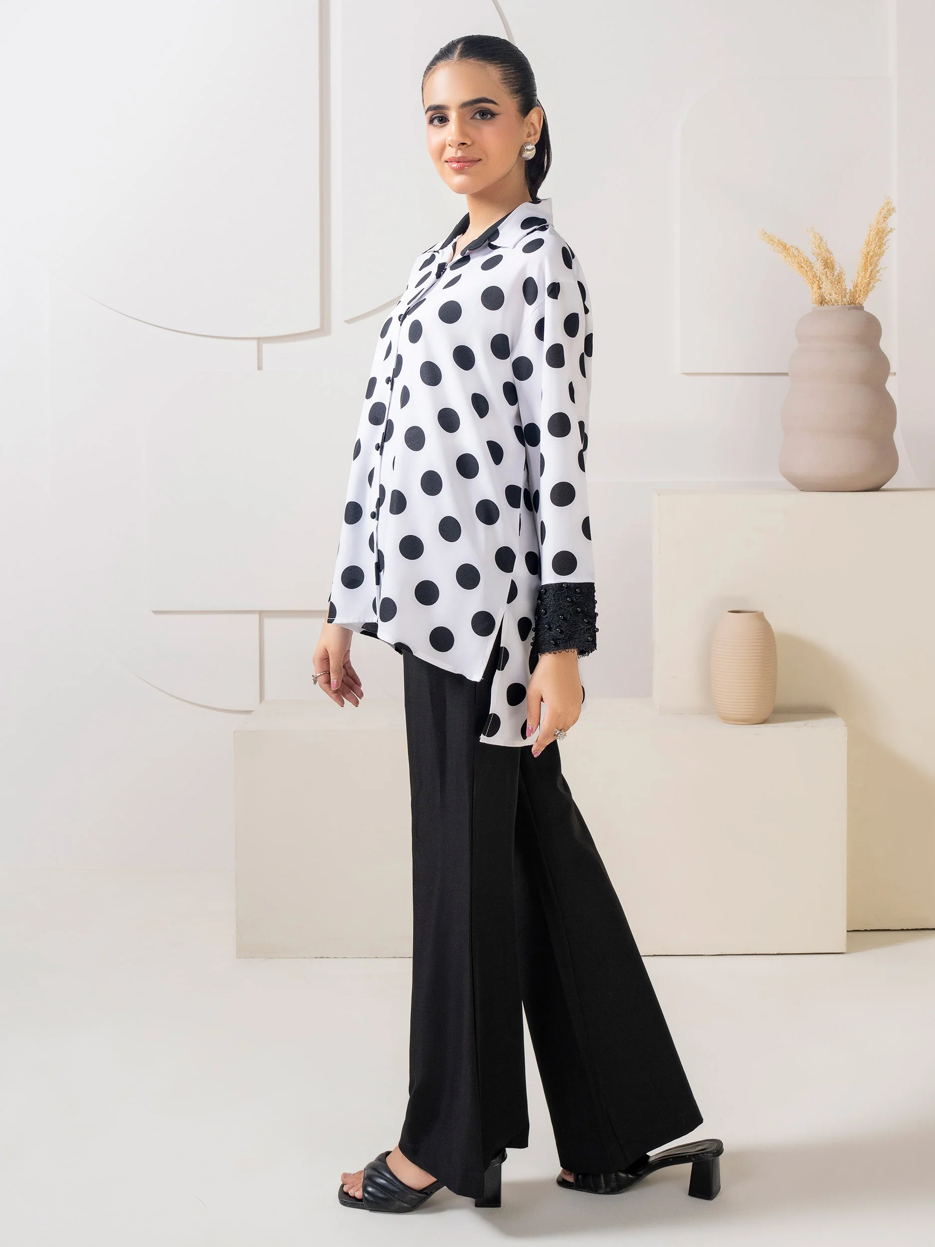 Silk Top-Embellished - Image 4