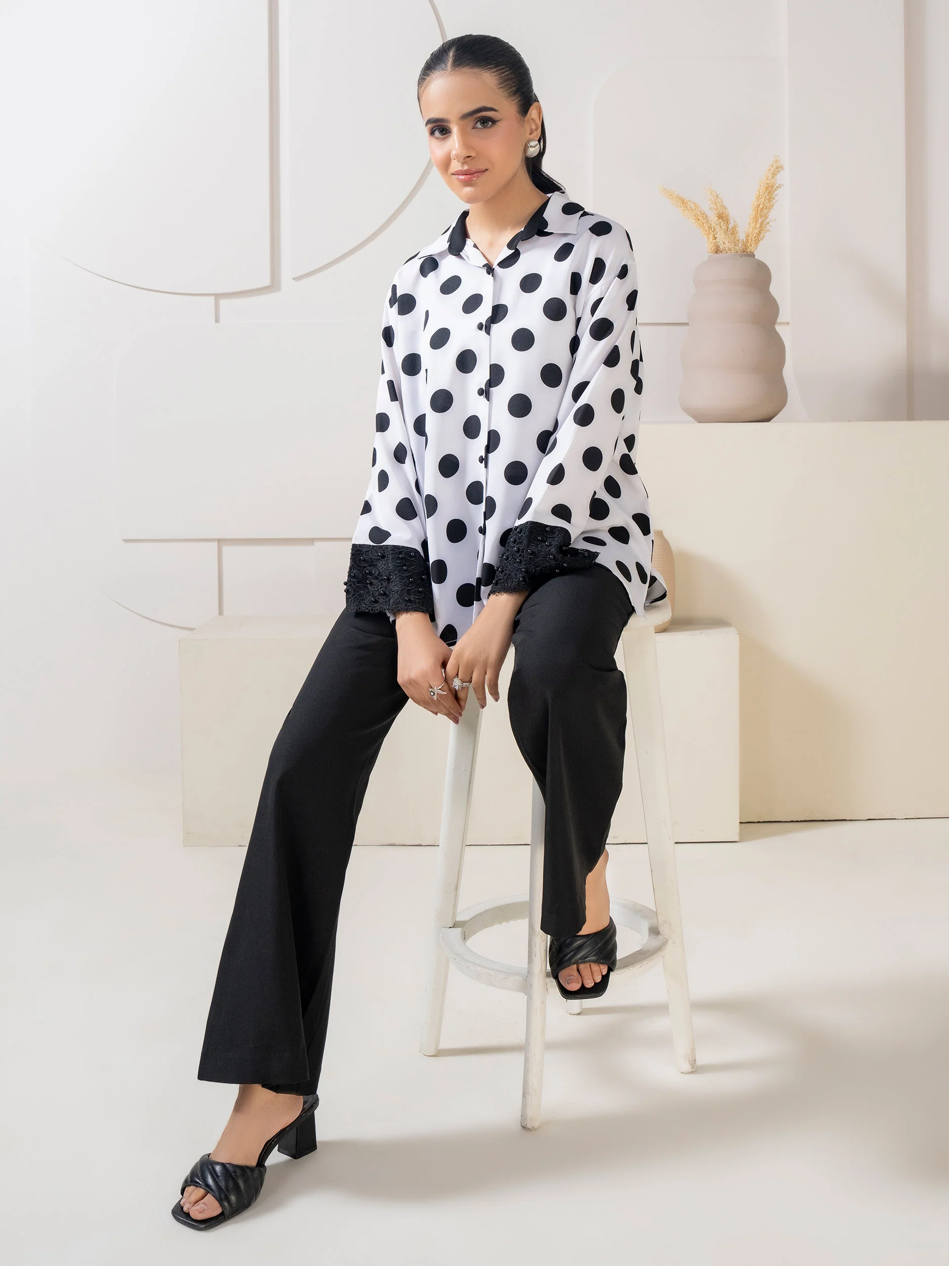 Silk Top-Embellished - Image 5