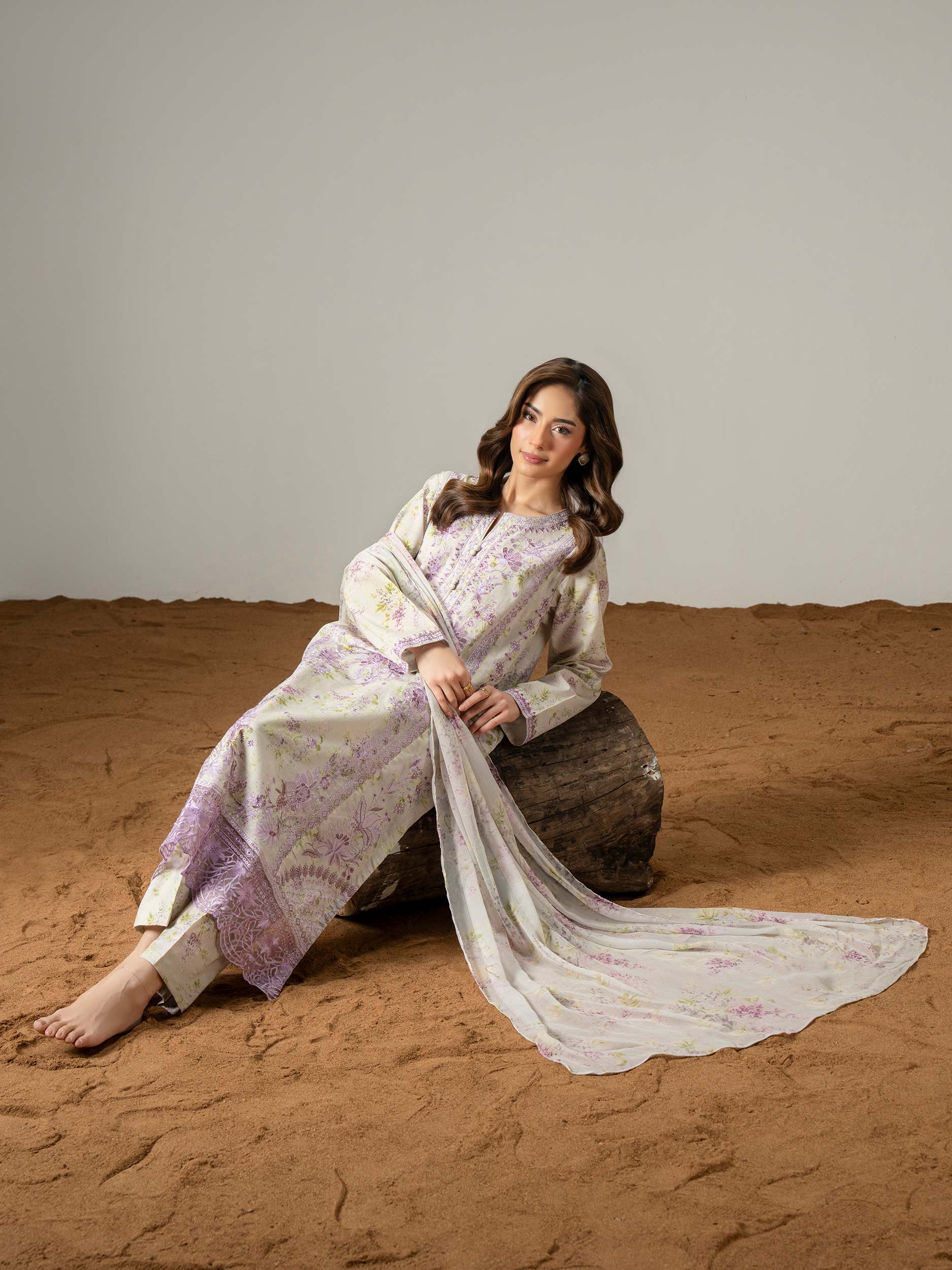 3 Piece Lawn Suit-Embroidered (Pret) - Image 6
