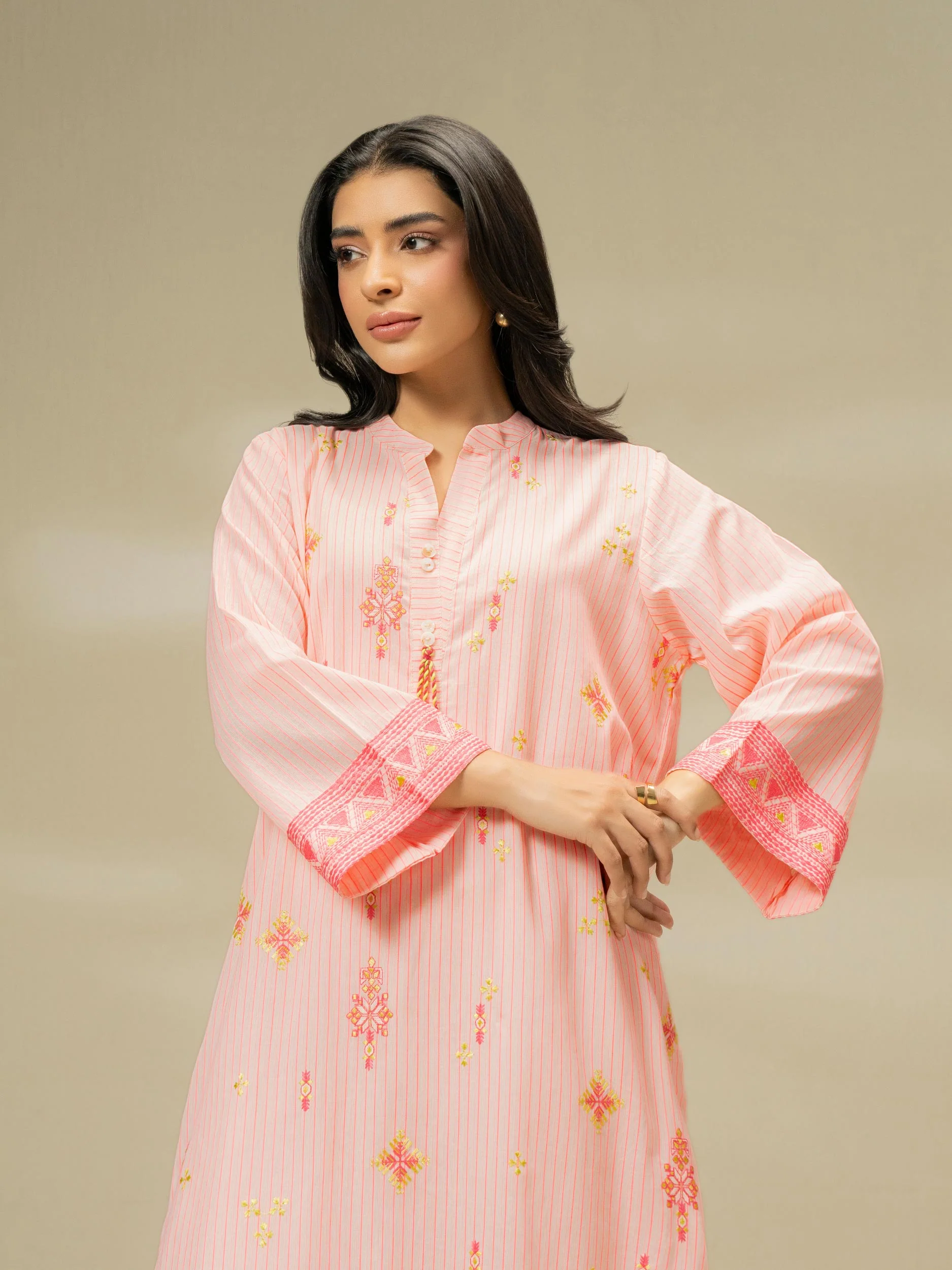 Yarn Dyed Shirt-Embroidered (Pret) - Image 2