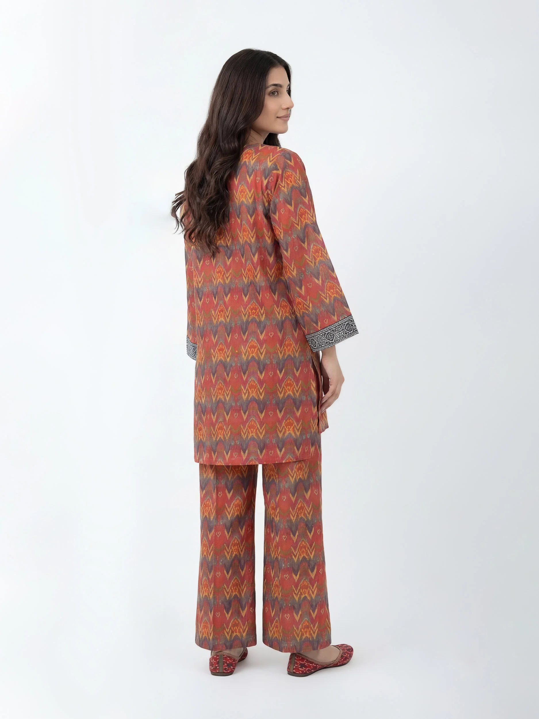 2 Piece Cambric Suit (Pret) - Image 2